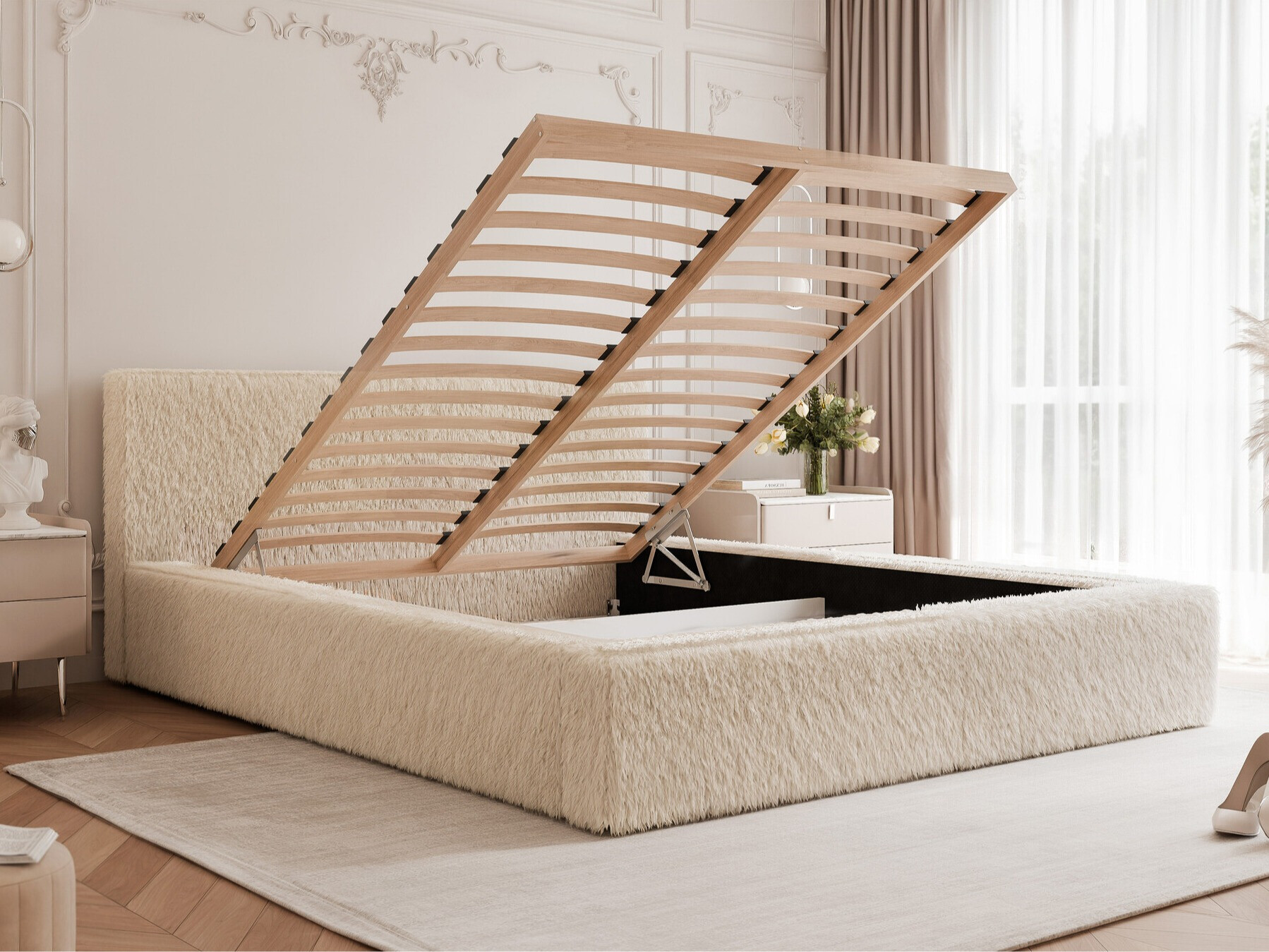 Postelja Martinez 119 (Yakety Kremno bela)