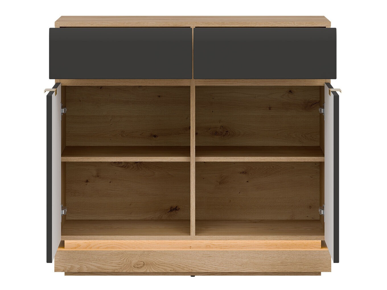 Komoda Teselbu 102 (Antracit + Hrast)
