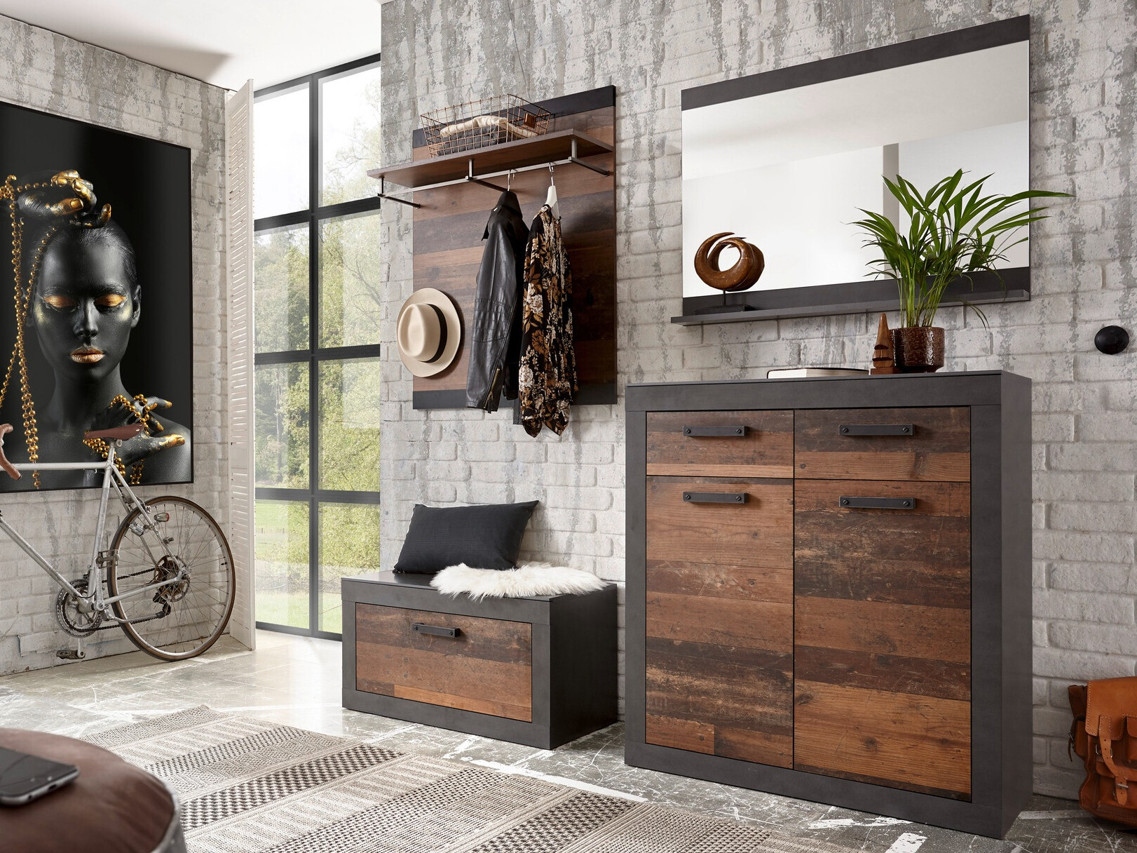 Komplet za predsobo Revlara 128