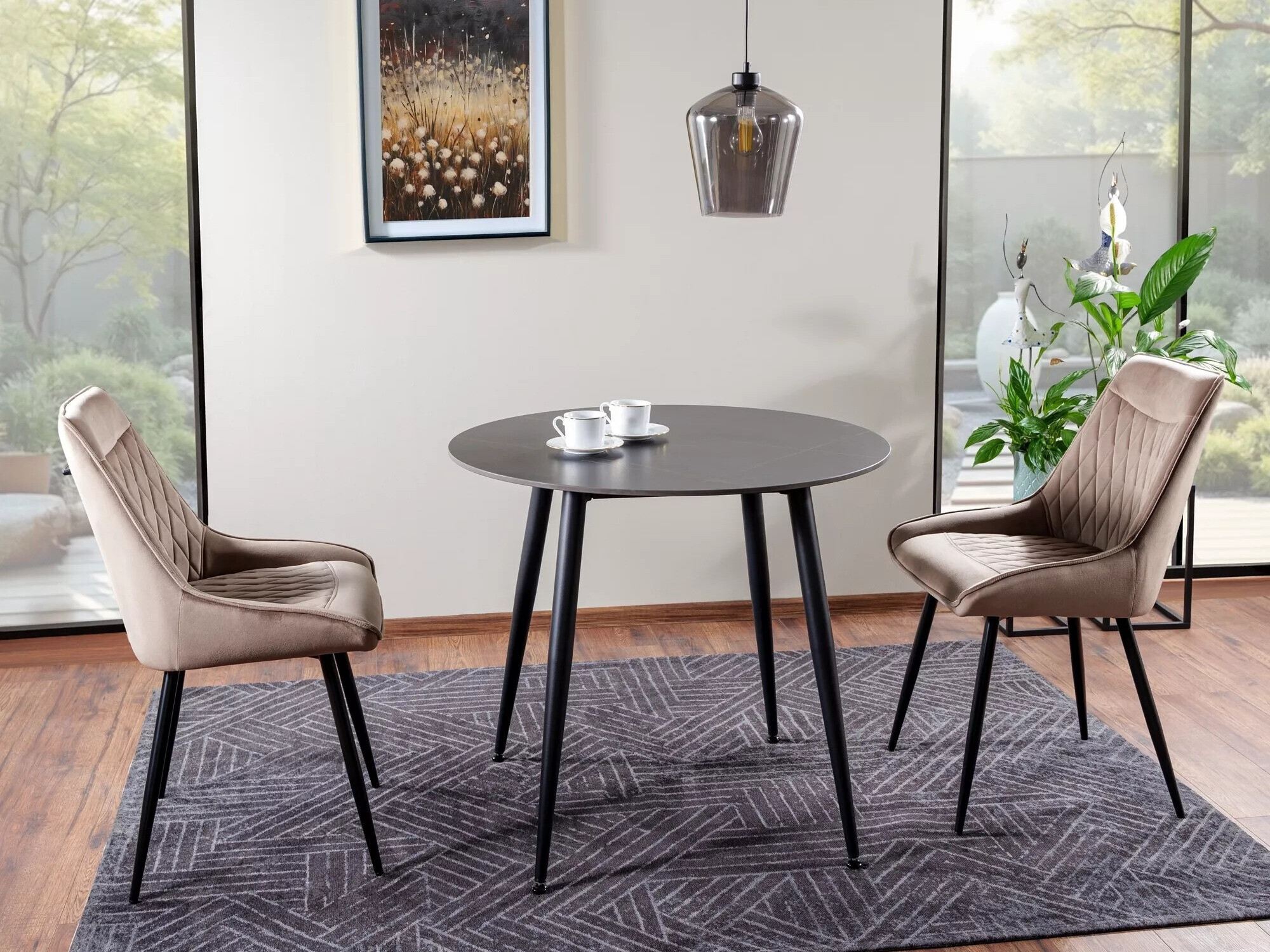 Stol Detroit 732 (Svetlo rjava)