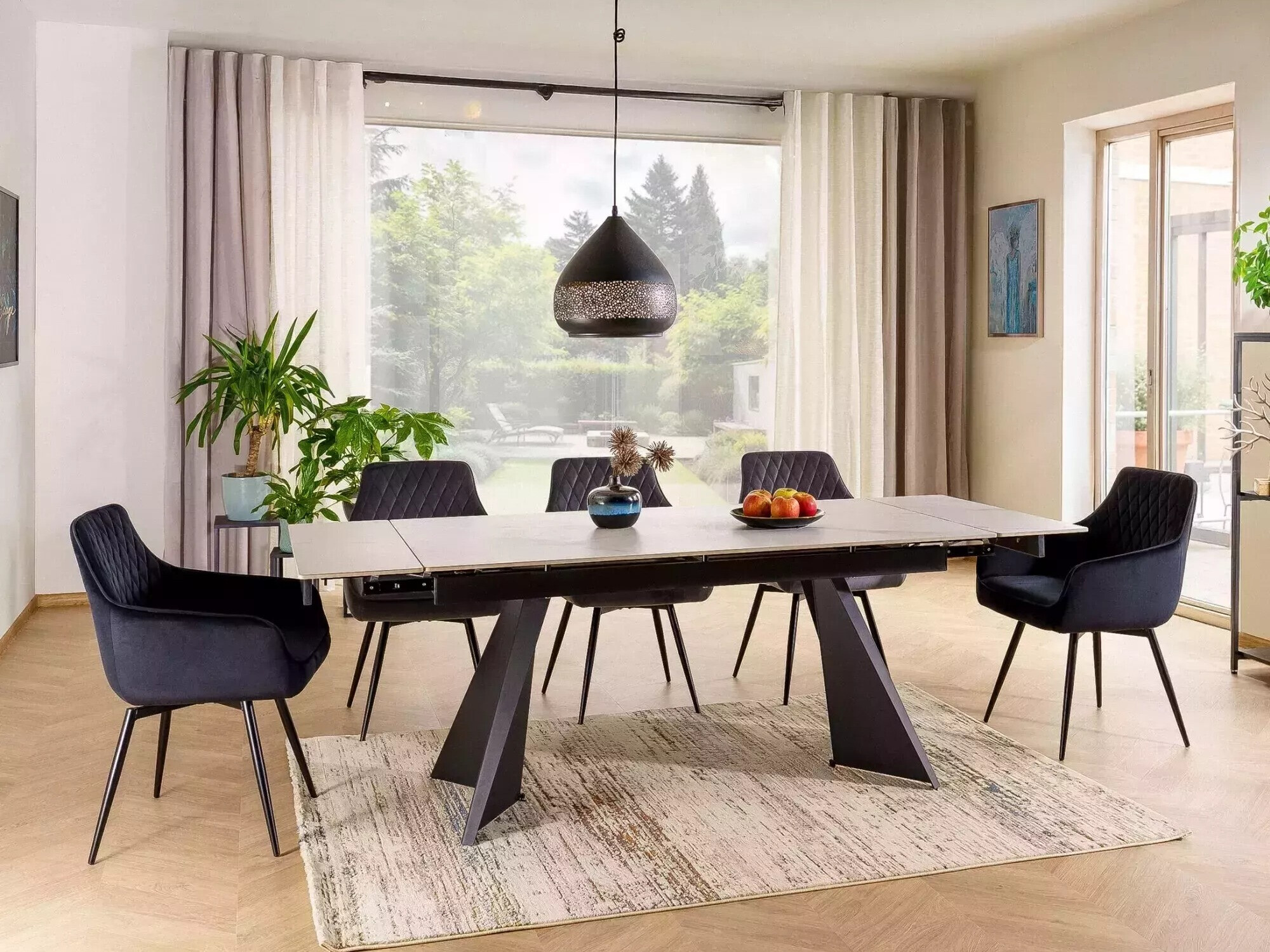 Stol Detroit 734 (Siva)