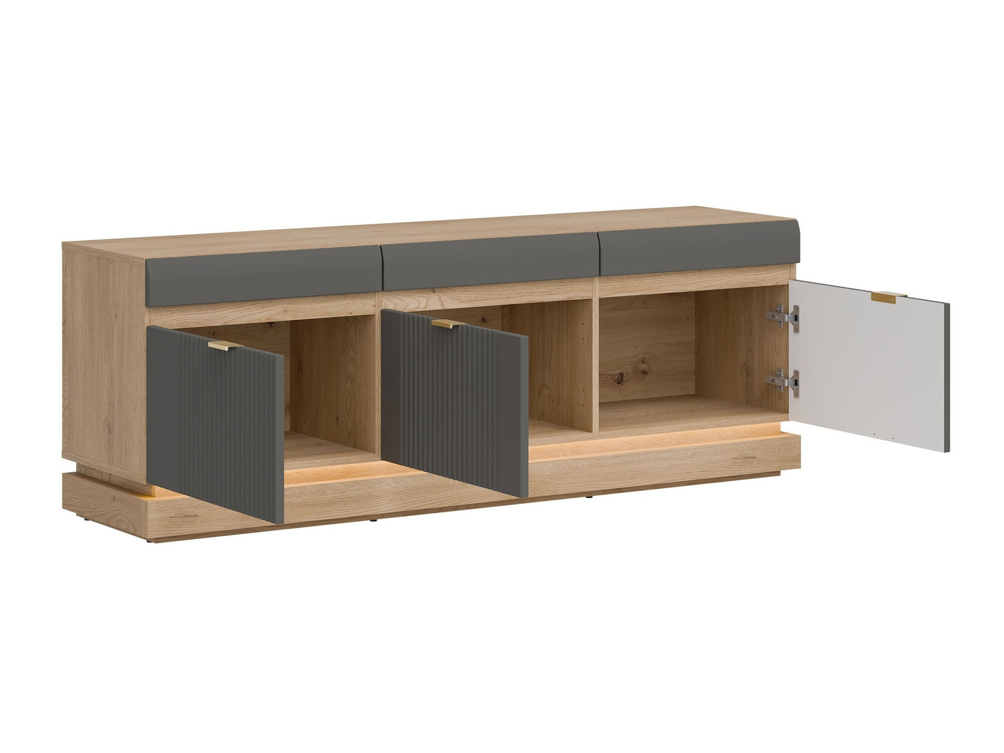 TV-omarica Teselbu 100 (Siva + Torro hrast)