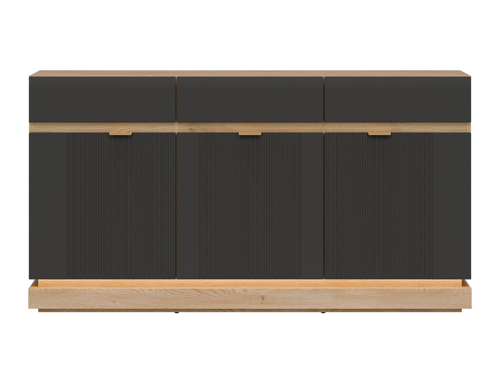 Komoda Teselbu 104 (Antracit + Hrast)