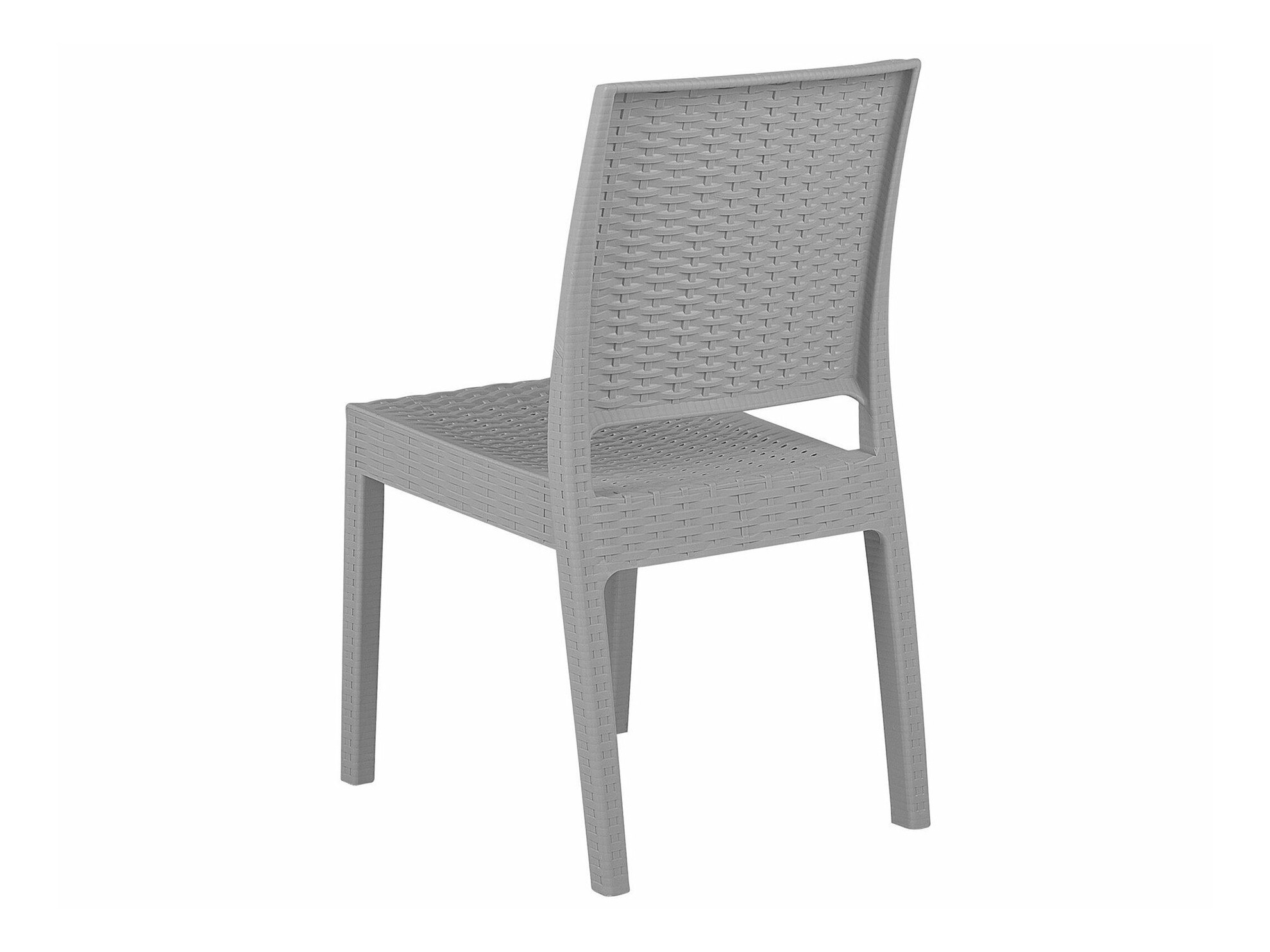 Komplet mize in stolov Berwyn 2607 (Svetlo siva)