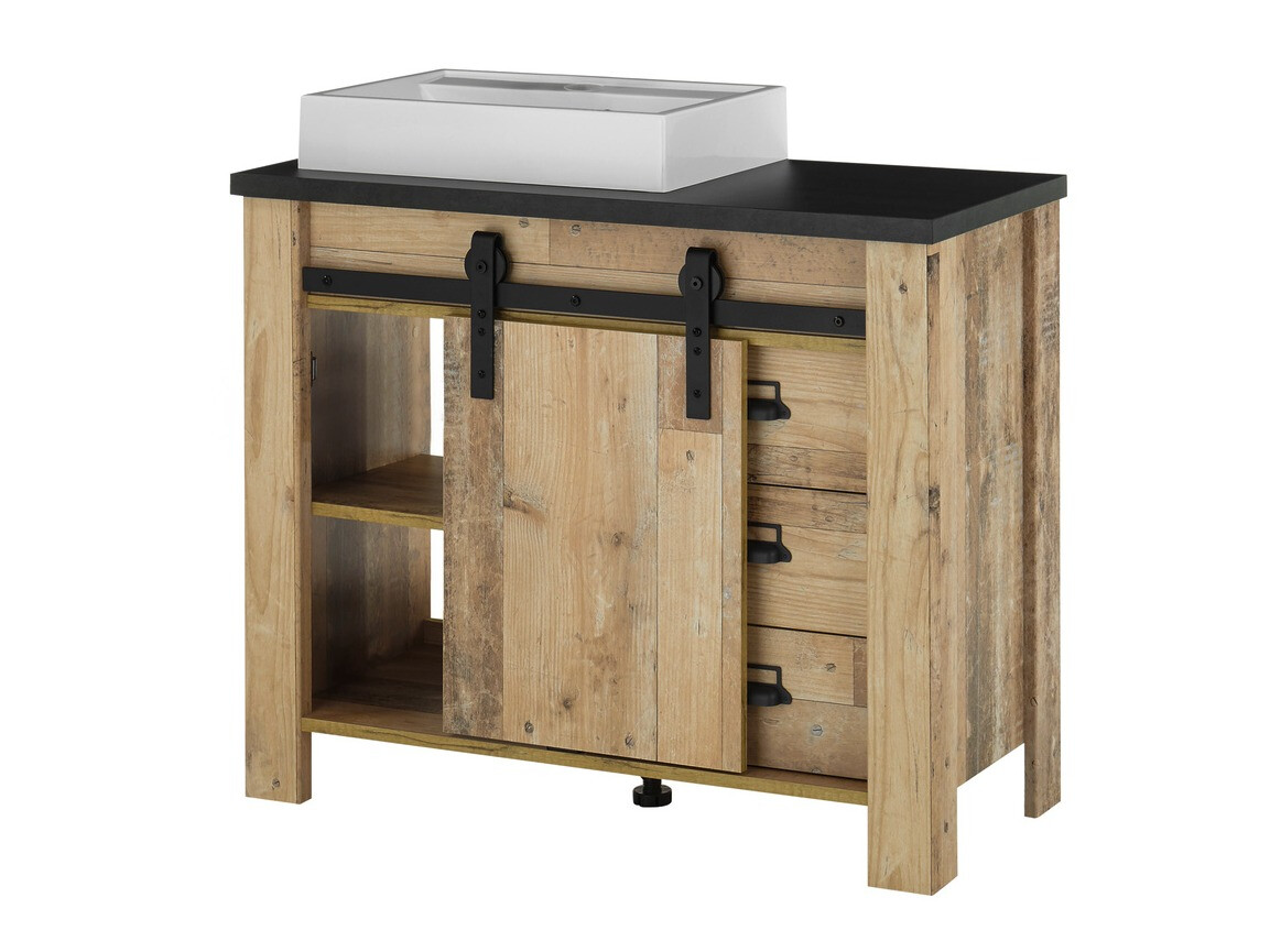 Kopalniški komplet Cirtale 136 (Rustikalen les + Antracit)