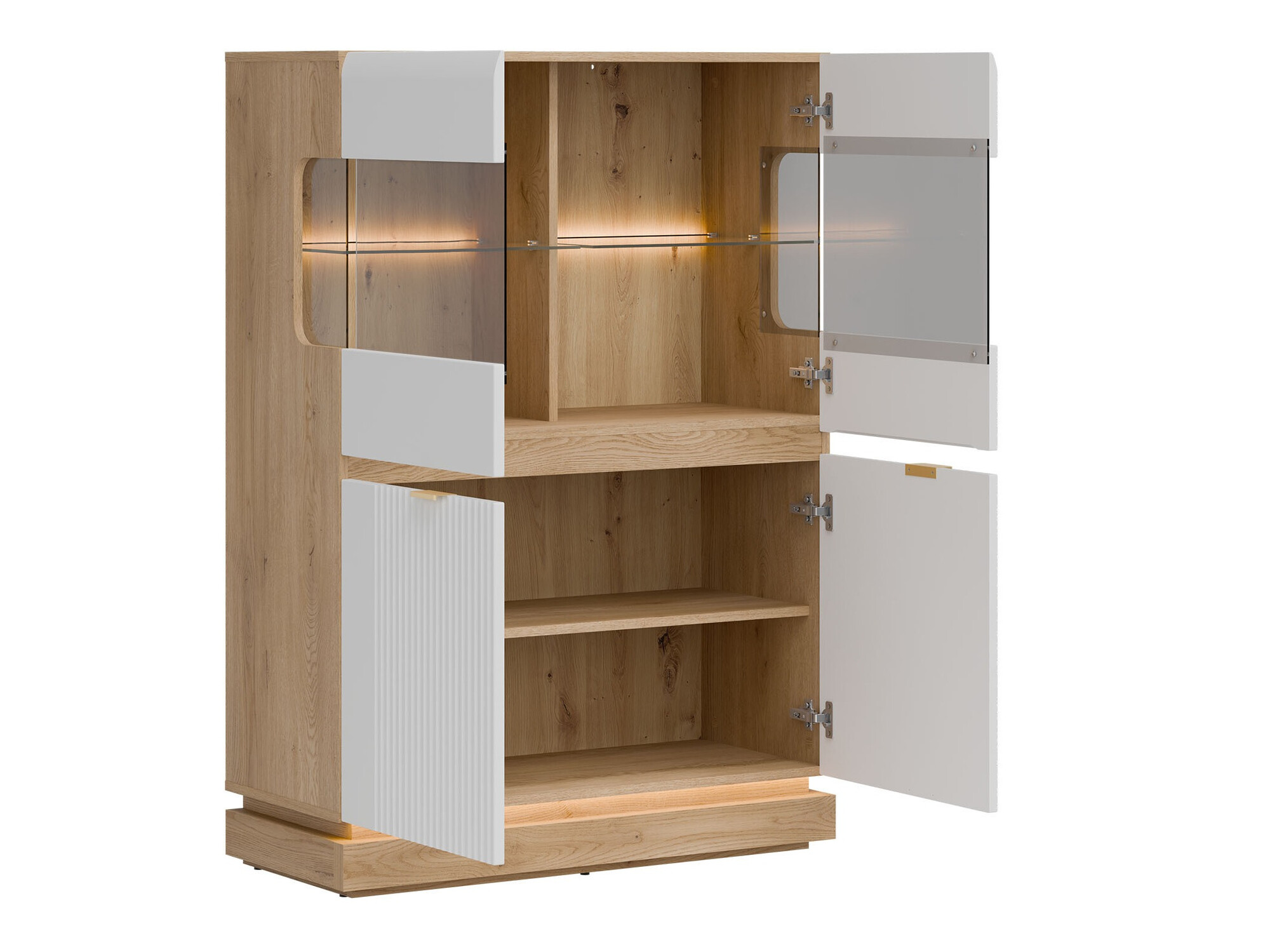 Omarica Teselbu 105 (Bela + Hrast)