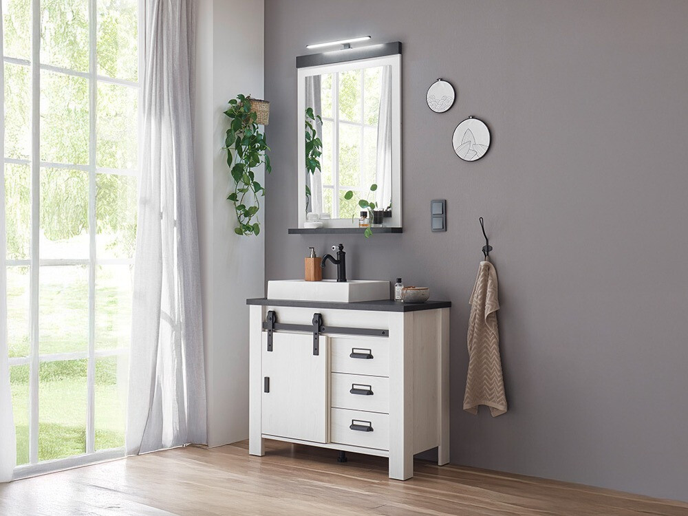 Kopalniški komplet Cirtale 136 (Beljen bor + Antracit)