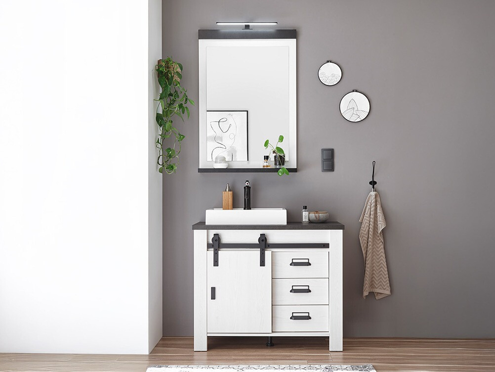 Kopalniški komplet Cirtale 136 (Beljen bor + Antracit)