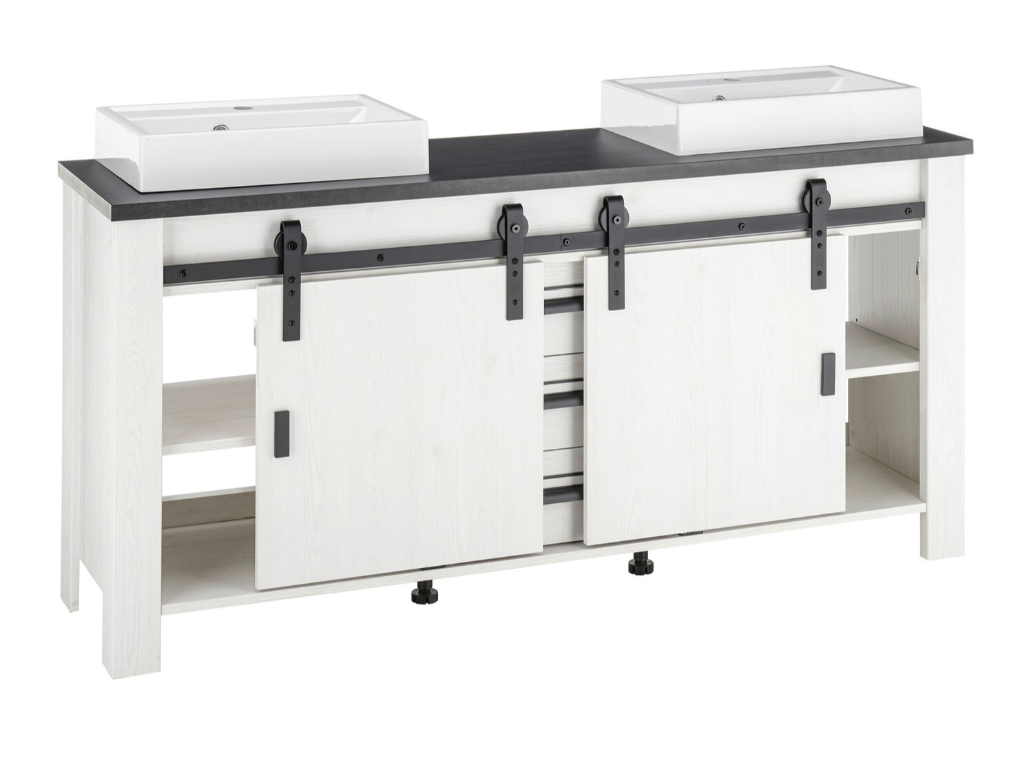 Kopalniški komplet Cirtale 137 (Beljen bor + Antracit)