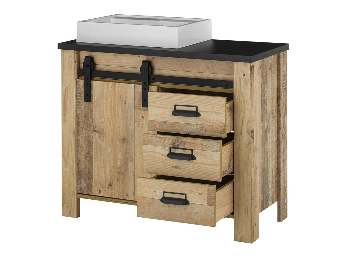 Kopalniški komplet Cirtale 138 (Rustikalen les + Antracit)