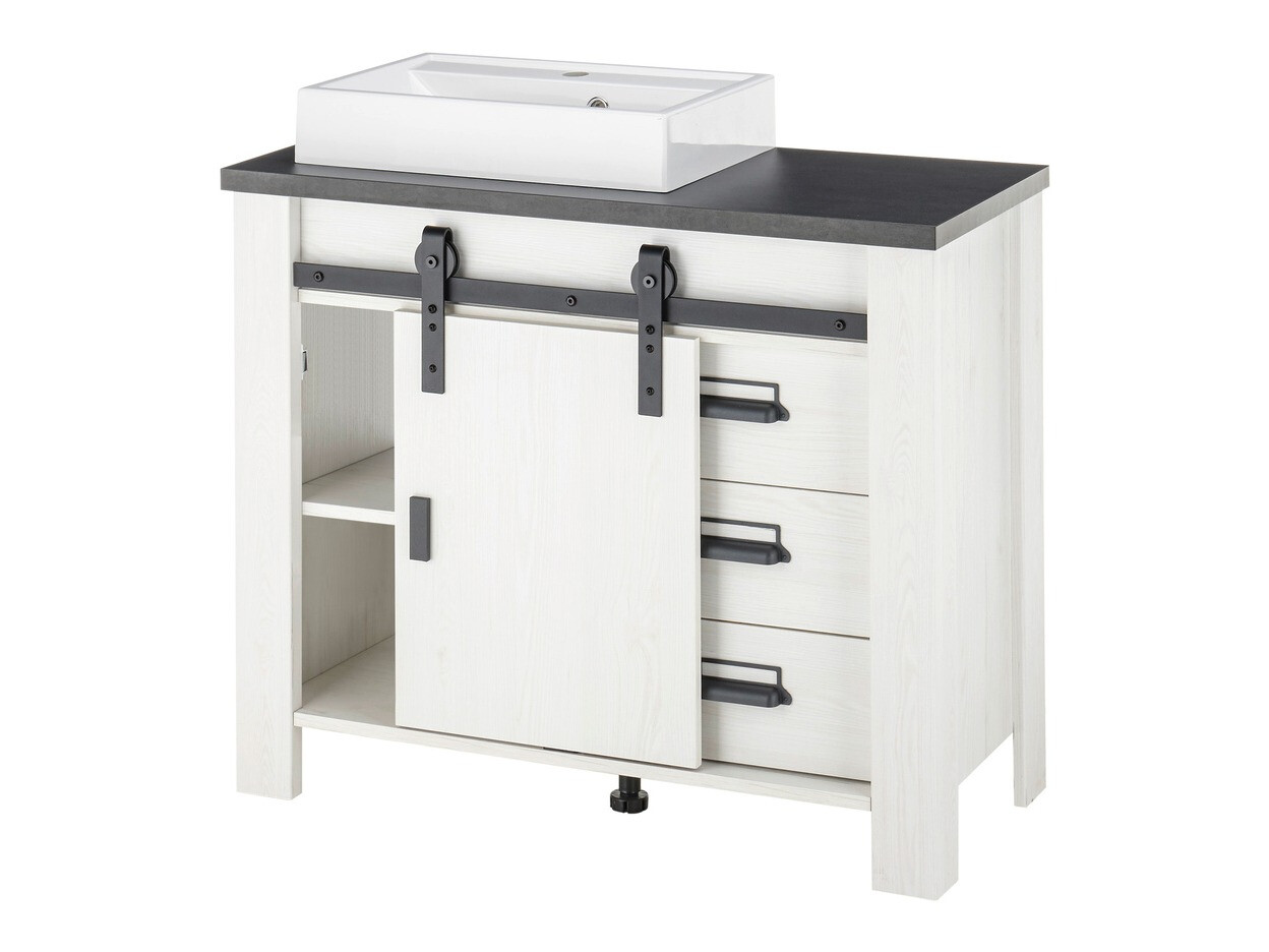 Kopalniški komplet Cirtale 139 (Beljen bor + Antracit)