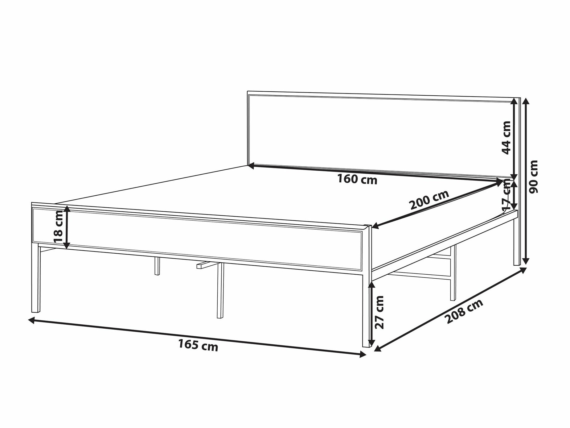 Postelja Berwyn 2612