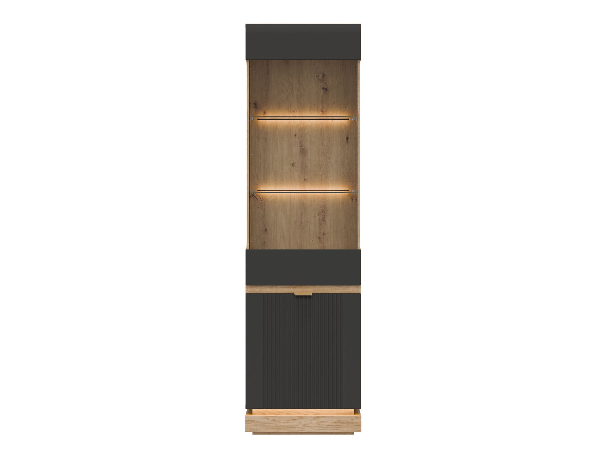 Regal Teselbu 109 (Antracit + Hrast)