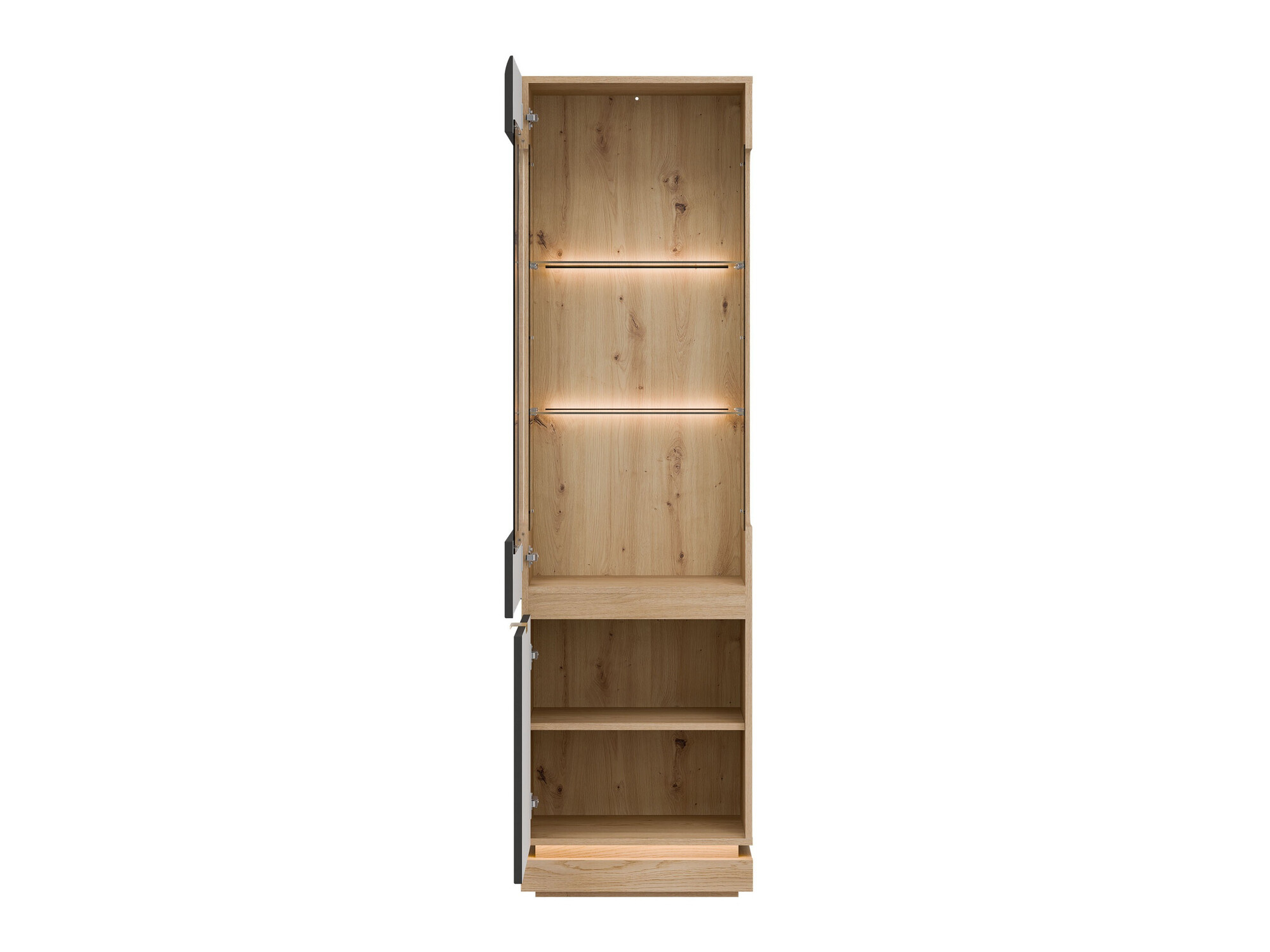Regal Teselbu 109 (Antracit + Hrast)