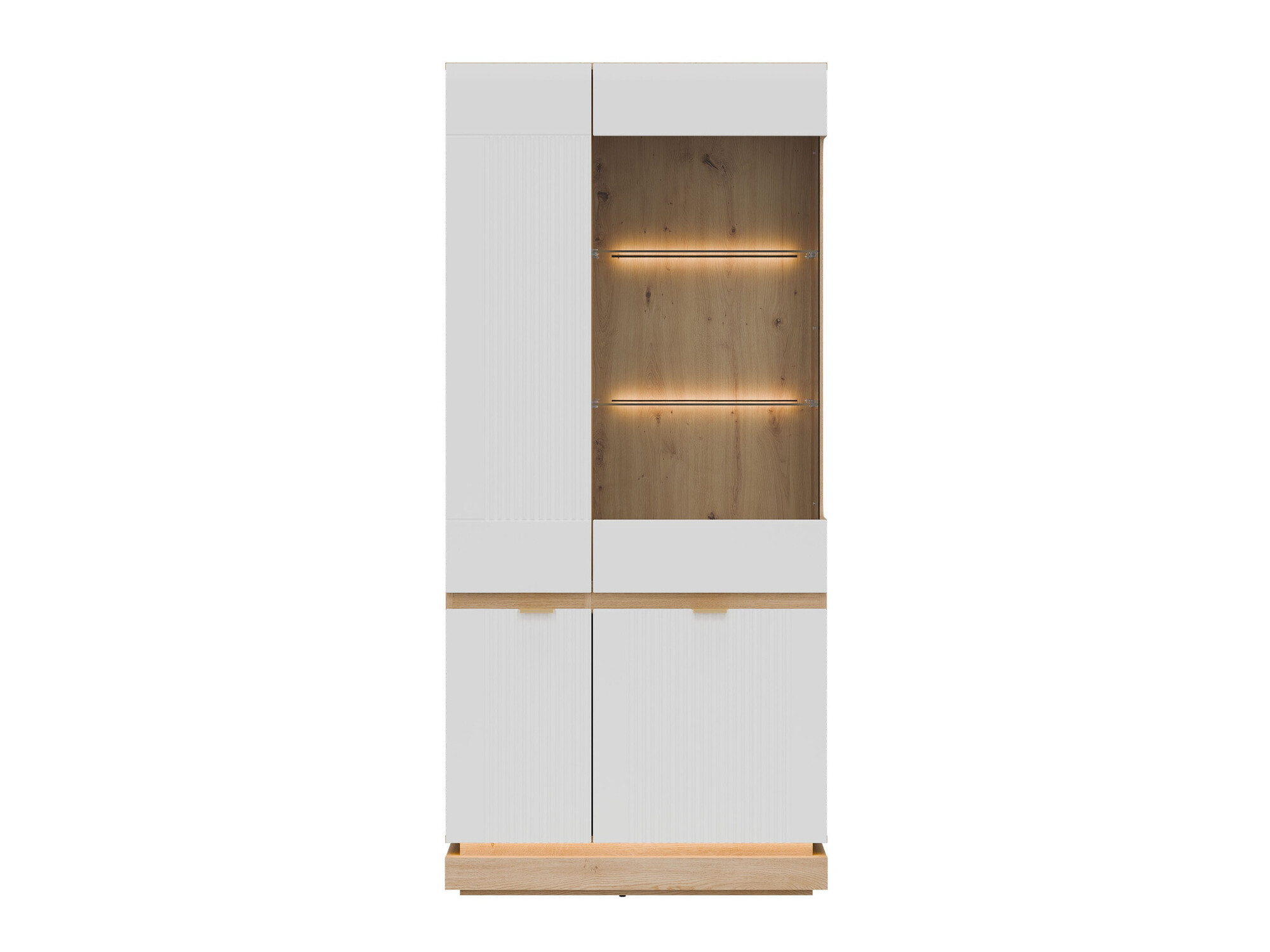 Regal Teselbu 111 (Bela + Hrast)