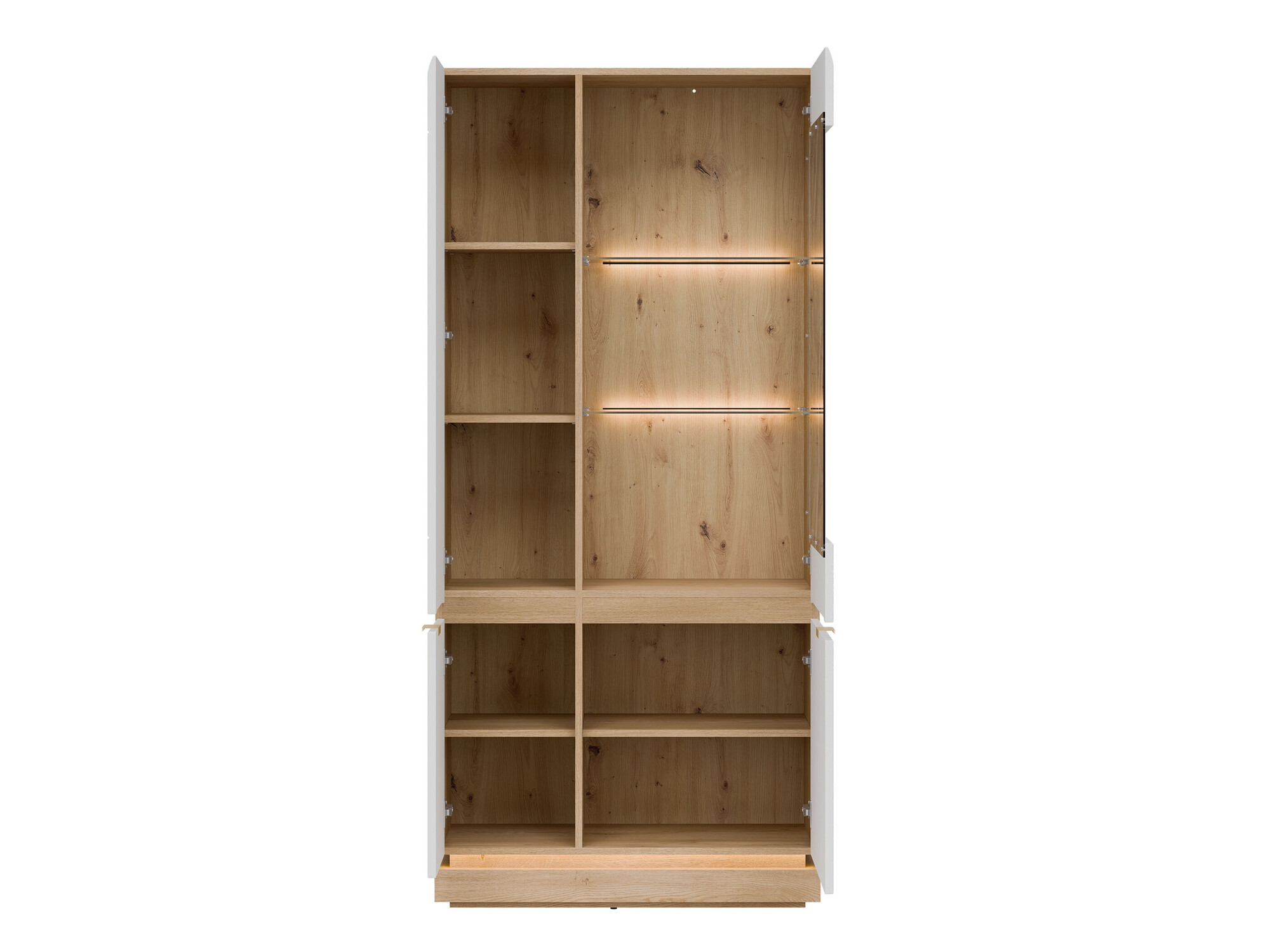 Regal Teselbu 111 (Bela + Hrast)