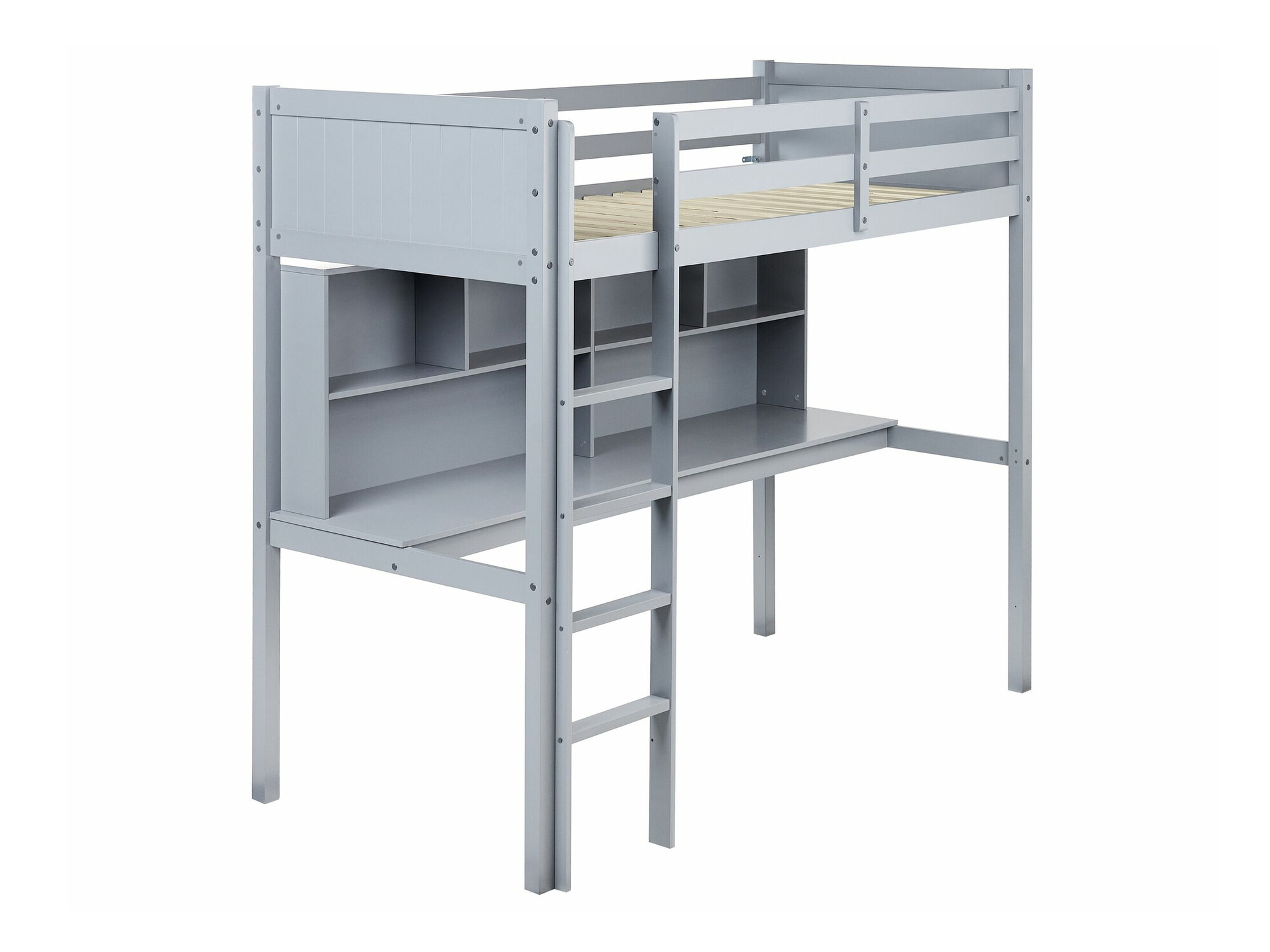 Visoka postelja Berwyn 2614 (Siva)