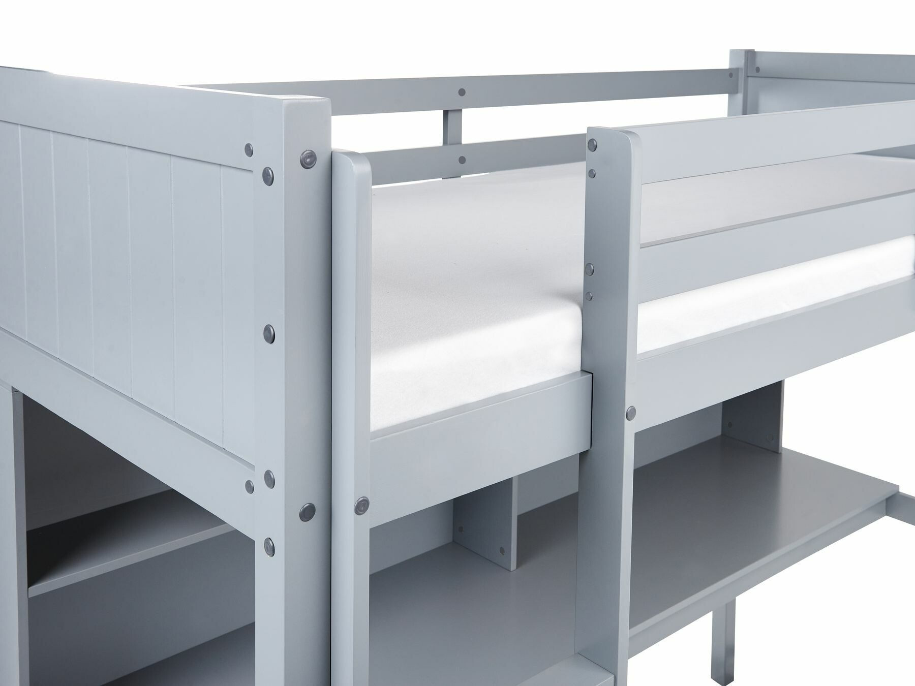 Visoka postelja Berwyn 2614 (Siva)