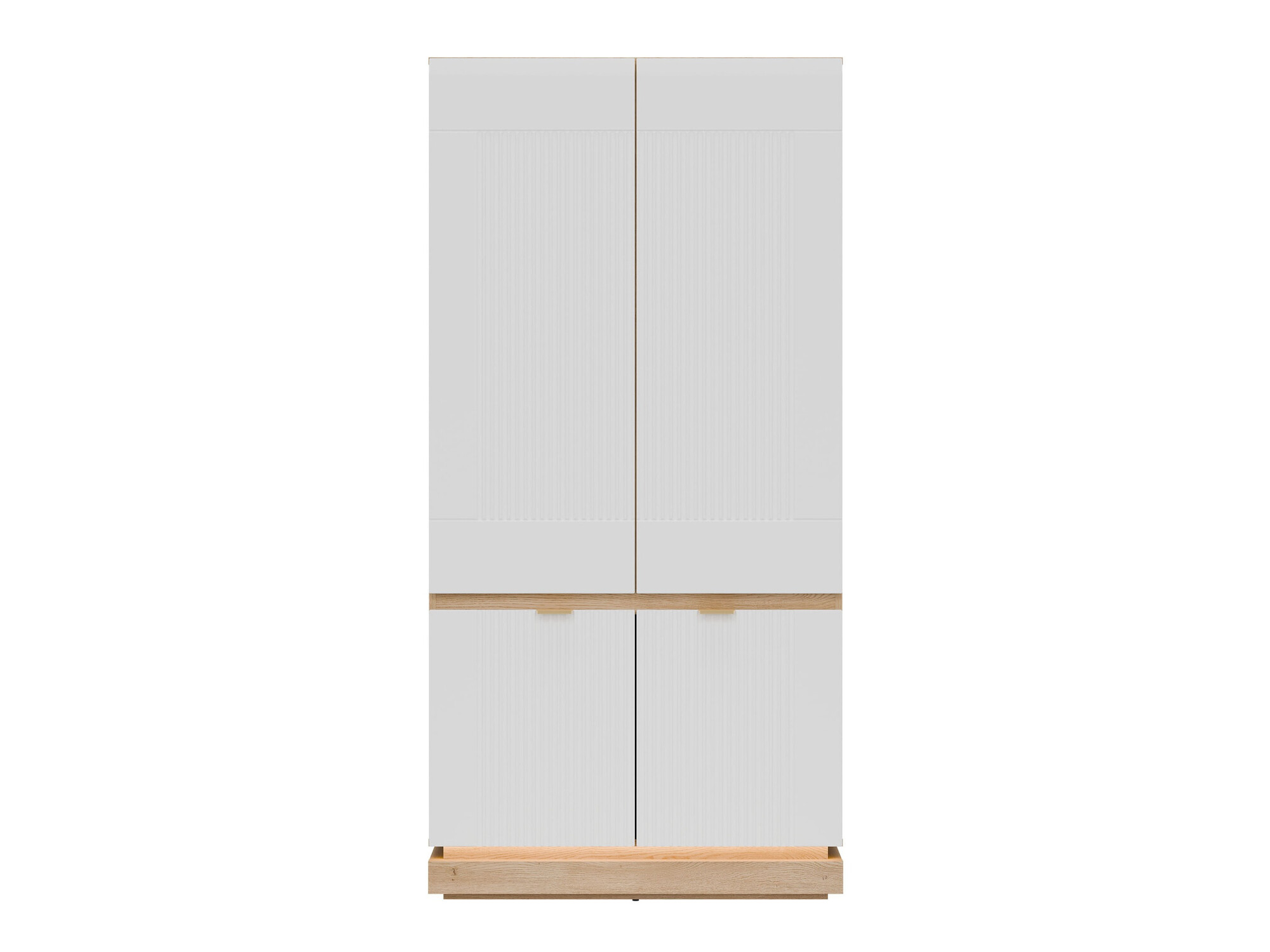 Garderobna omara Teselbu 113 (Bela + Hrast)