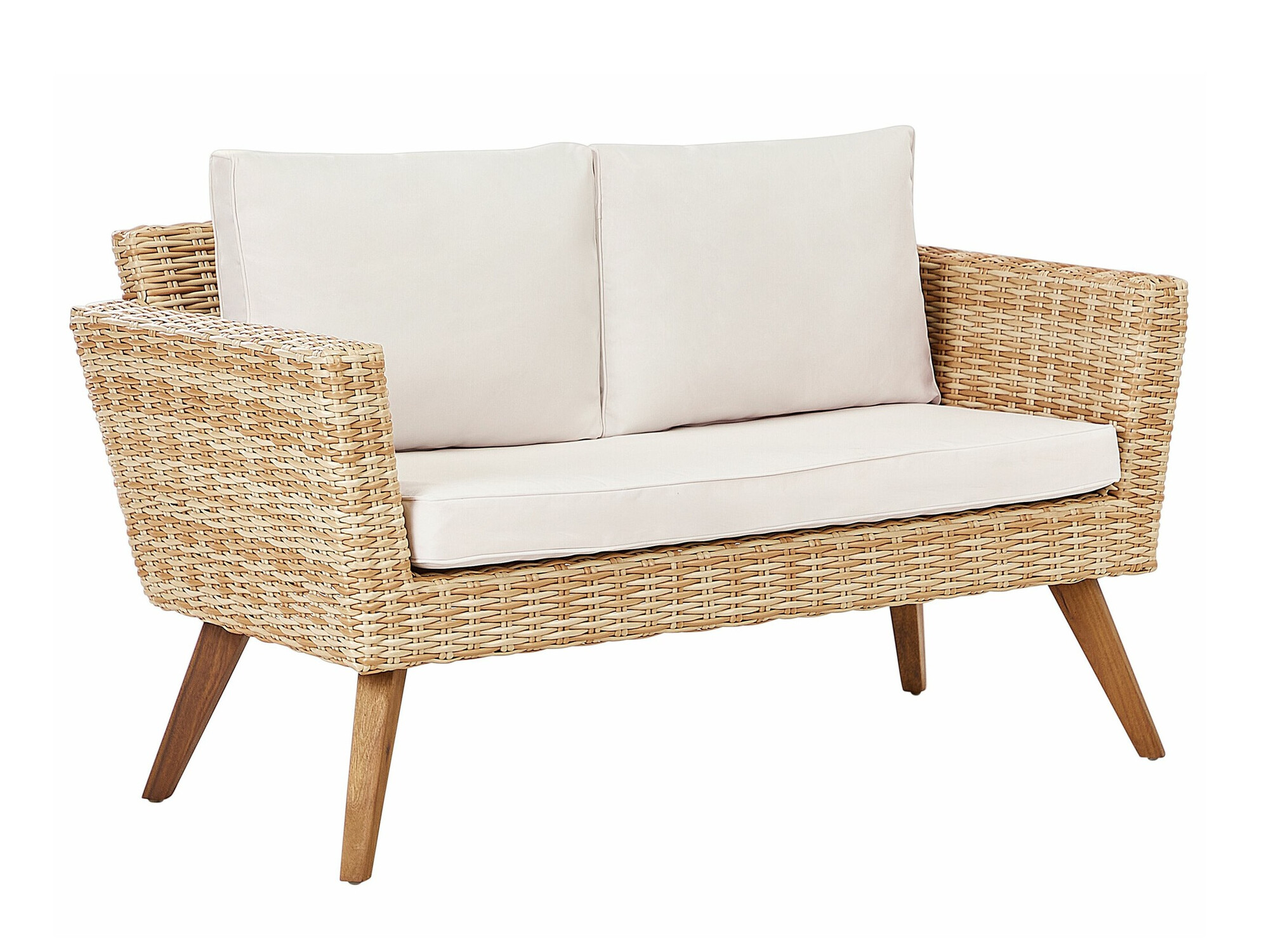 Komplet vrtnega pohištva Berwyn 2626 (Svetlo rjava + Bela)