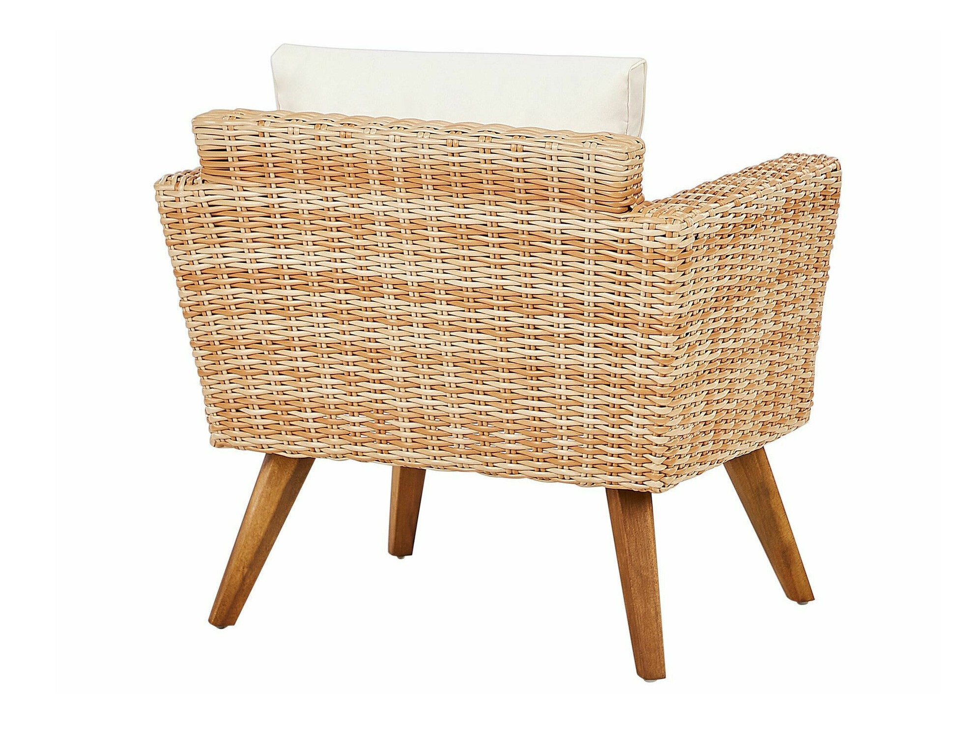 Komplet vrtnega pohištva Berwyn 2626 (Svetlo rjava + Bela)