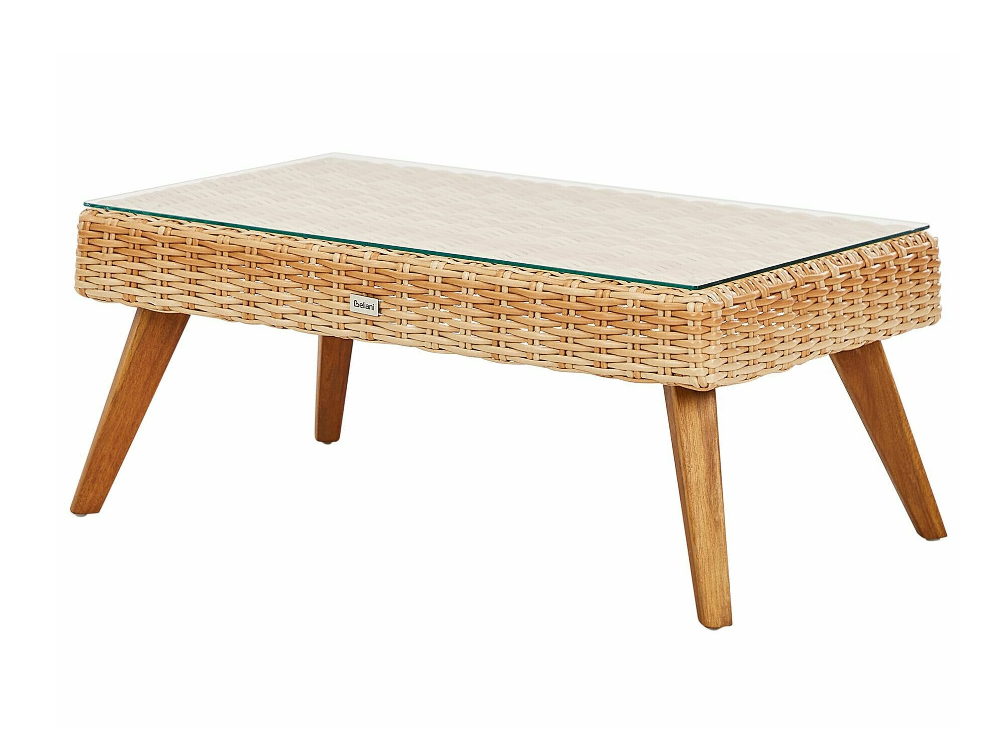 Komplet vrtnega pohištva Berwyn 2626 (Svetlo rjava + Bela)