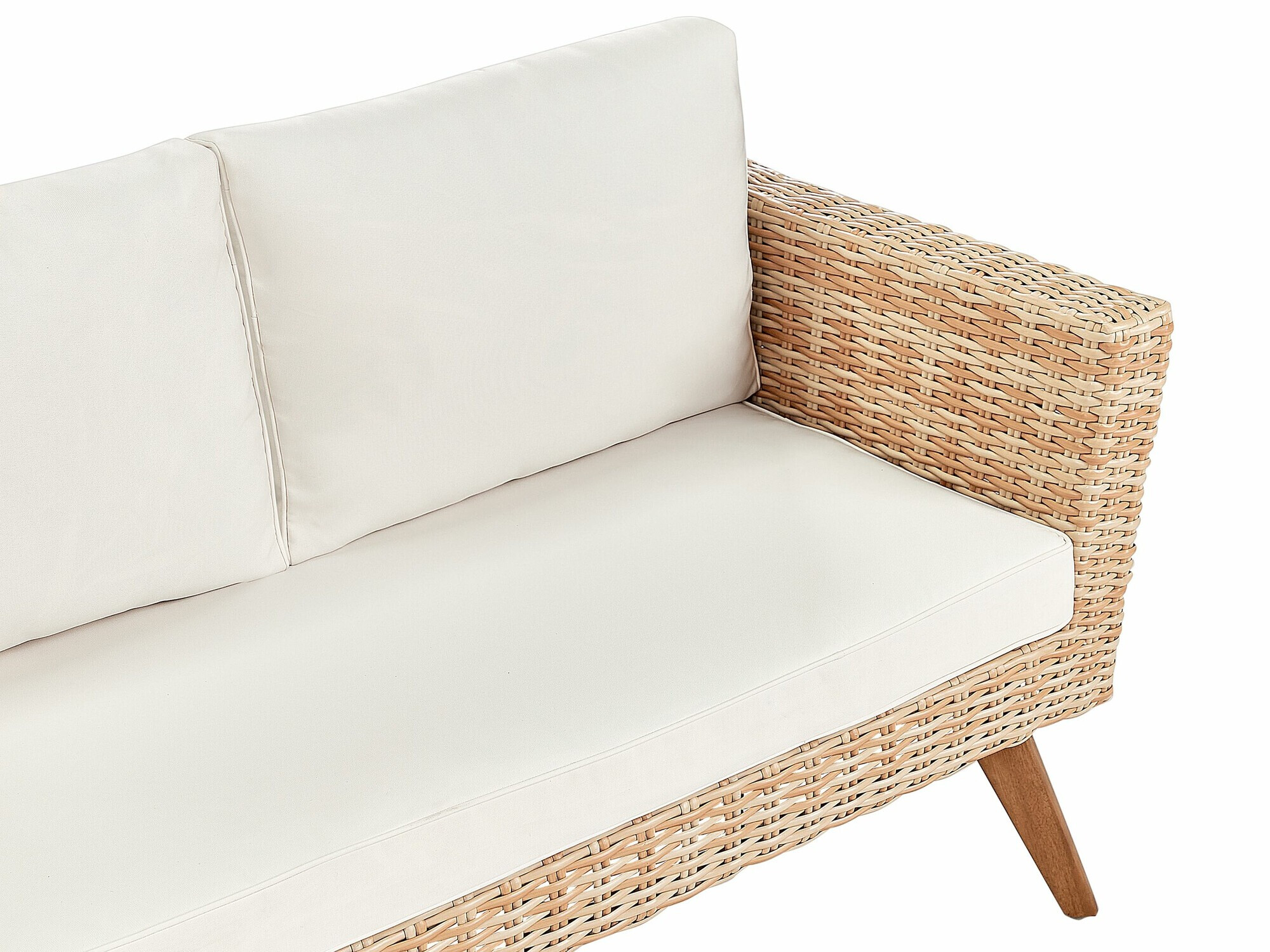 Komplet vrtnega pohištva Berwyn 2626 (Svetlo rjava + Bela)