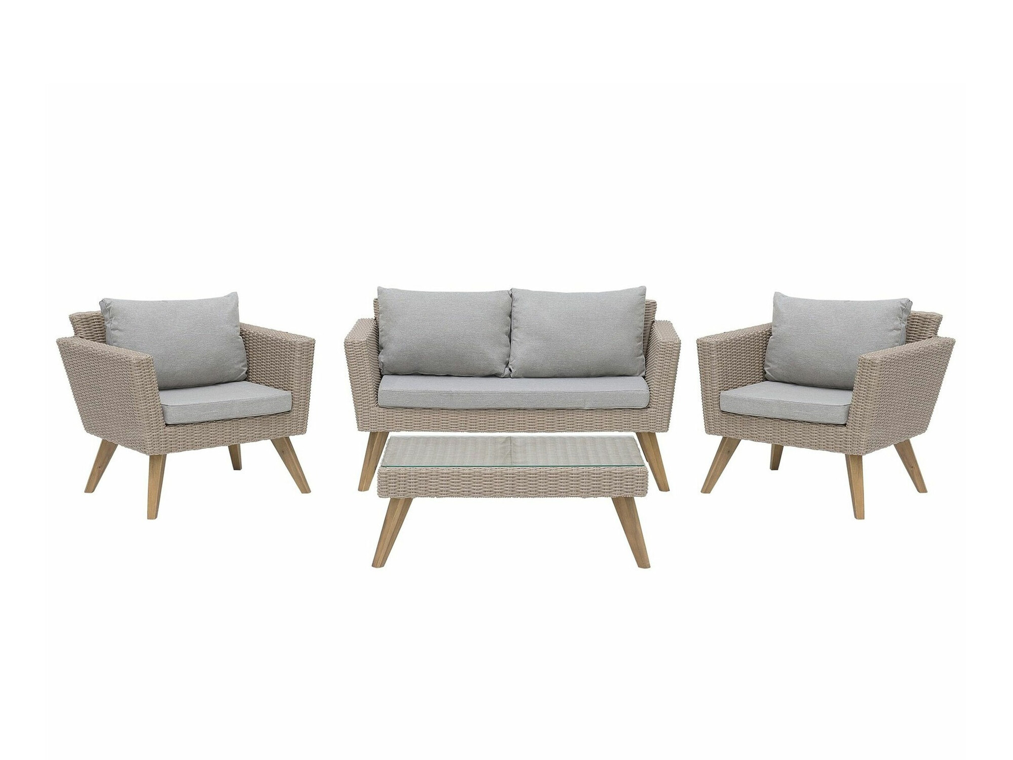 Komplet vrtnega pohištva Berwyn 2626 (Taupe + Siva)