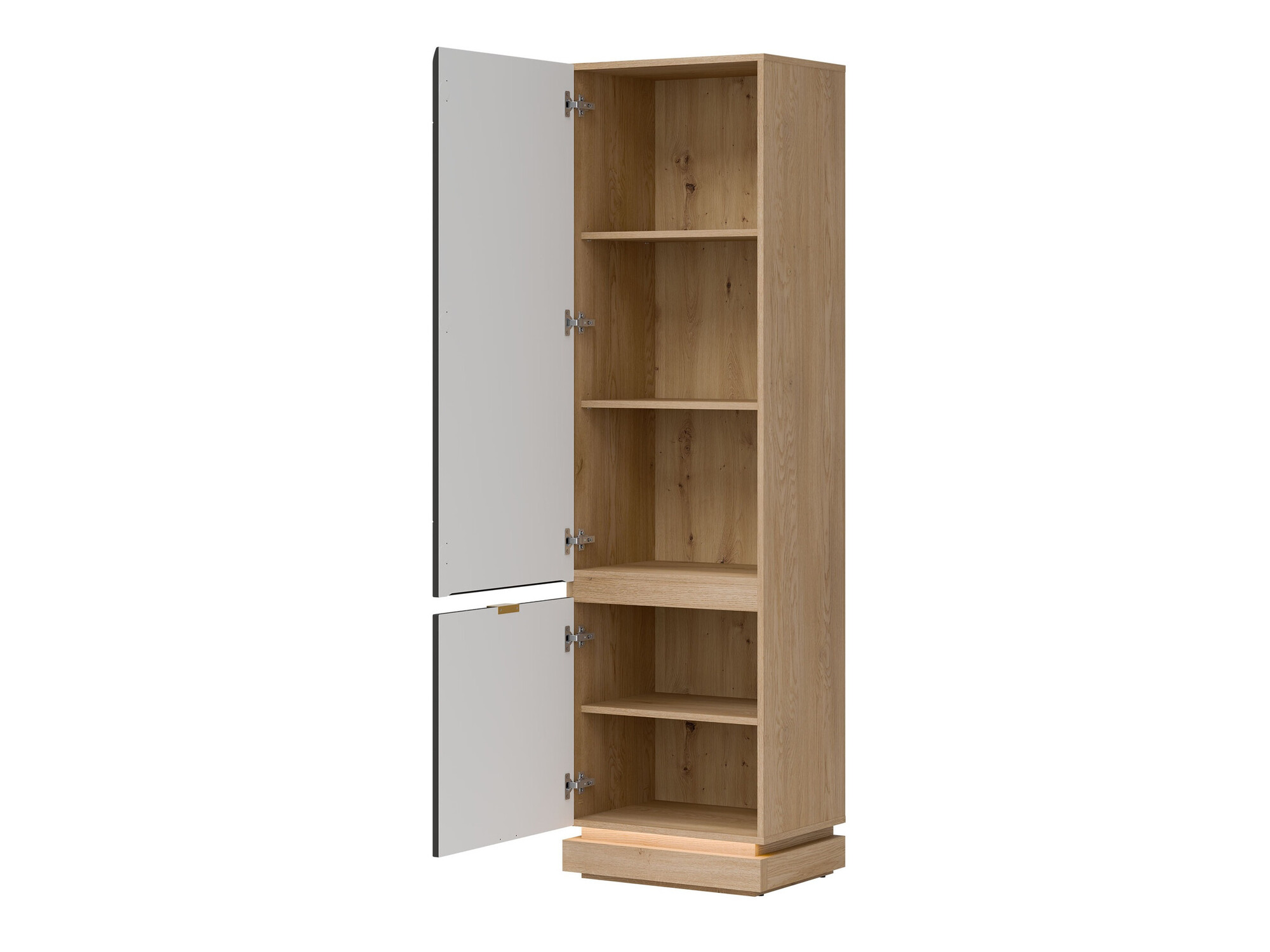 Regal Teselbu 112 (Antracit + Hrast)