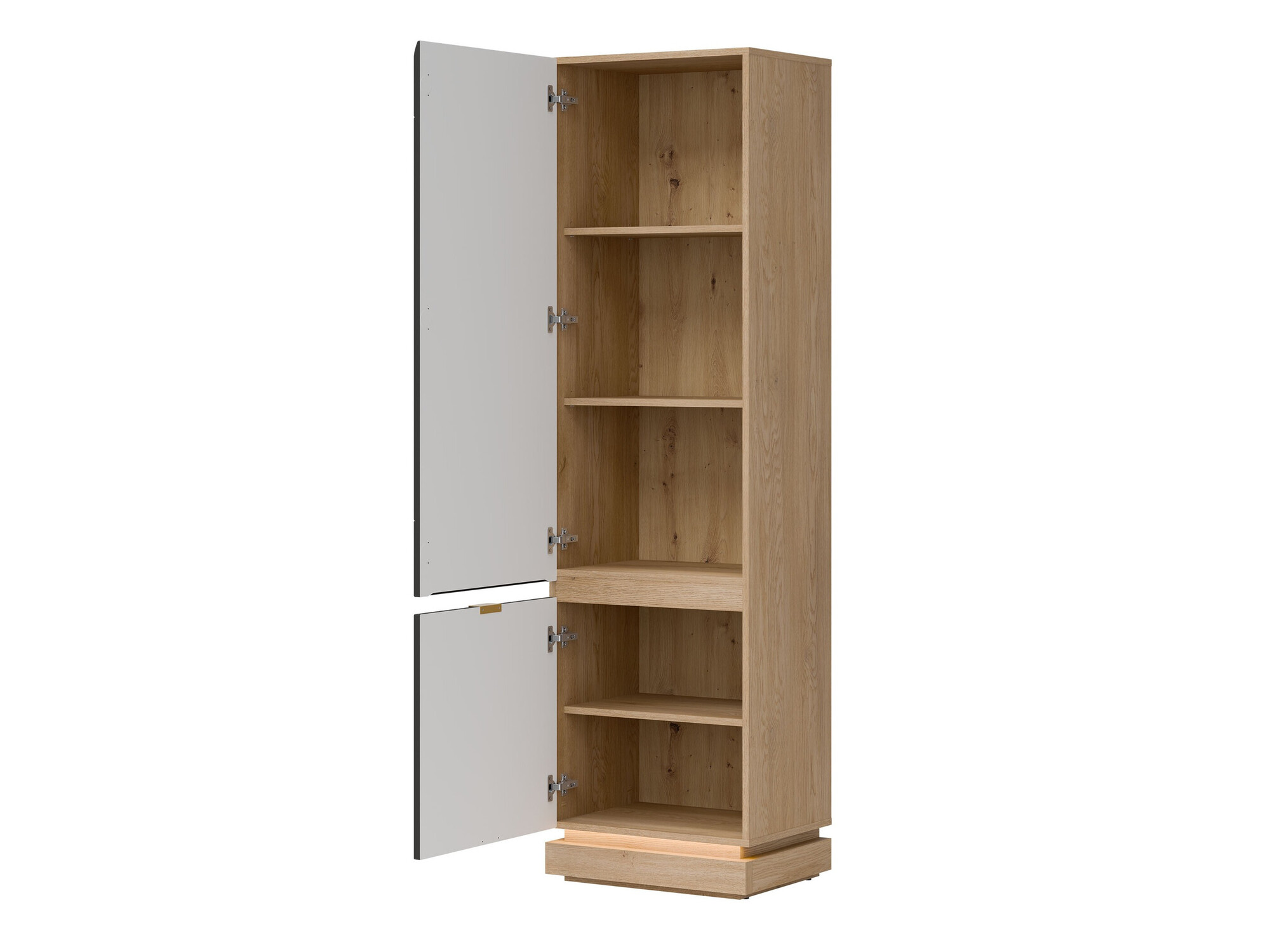Regal Teselbu 112 (Antracit + Hrast)