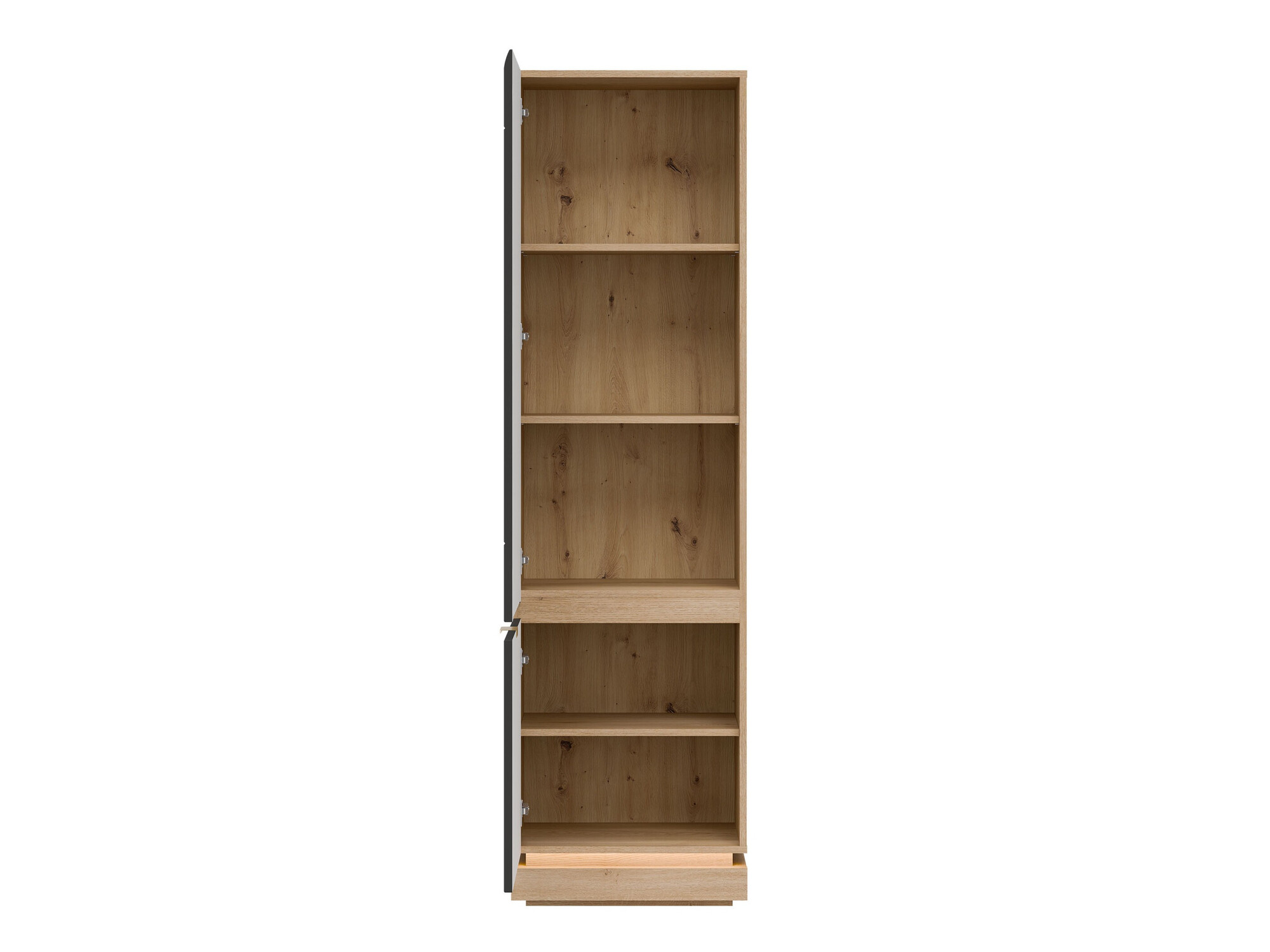 Regal Teselbu 112 (Antracit + Hrast)