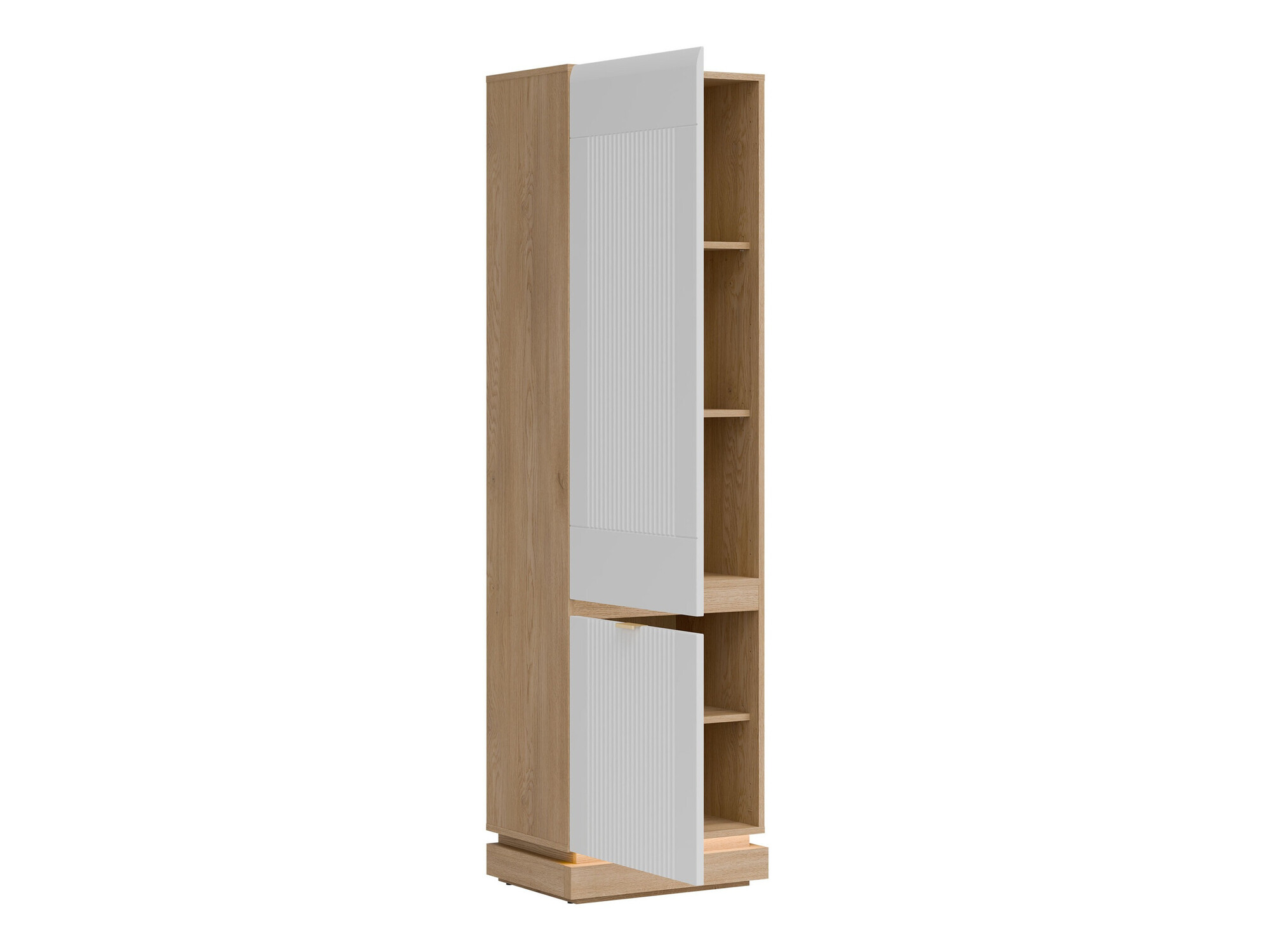 Regal Teselbu 112 (Bela + Hrast)