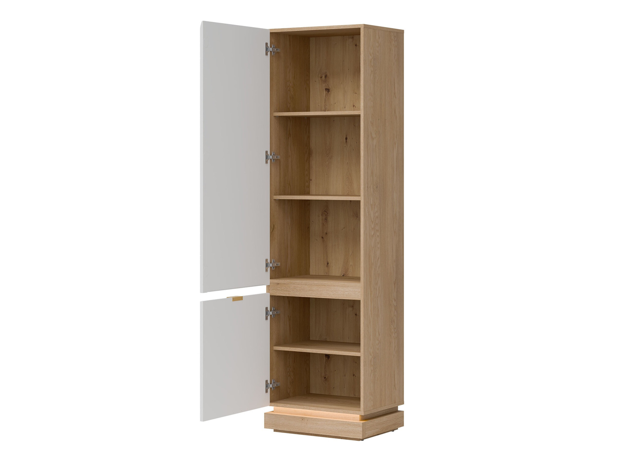 Regal Teselbu 112 (Bela + Hrast)