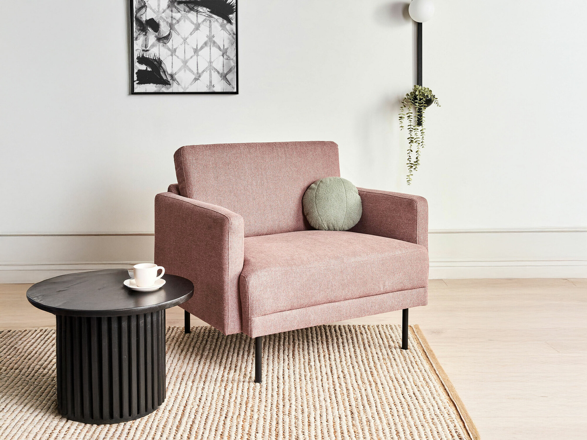 Fotelj Salmono 102 (Umazano roza)