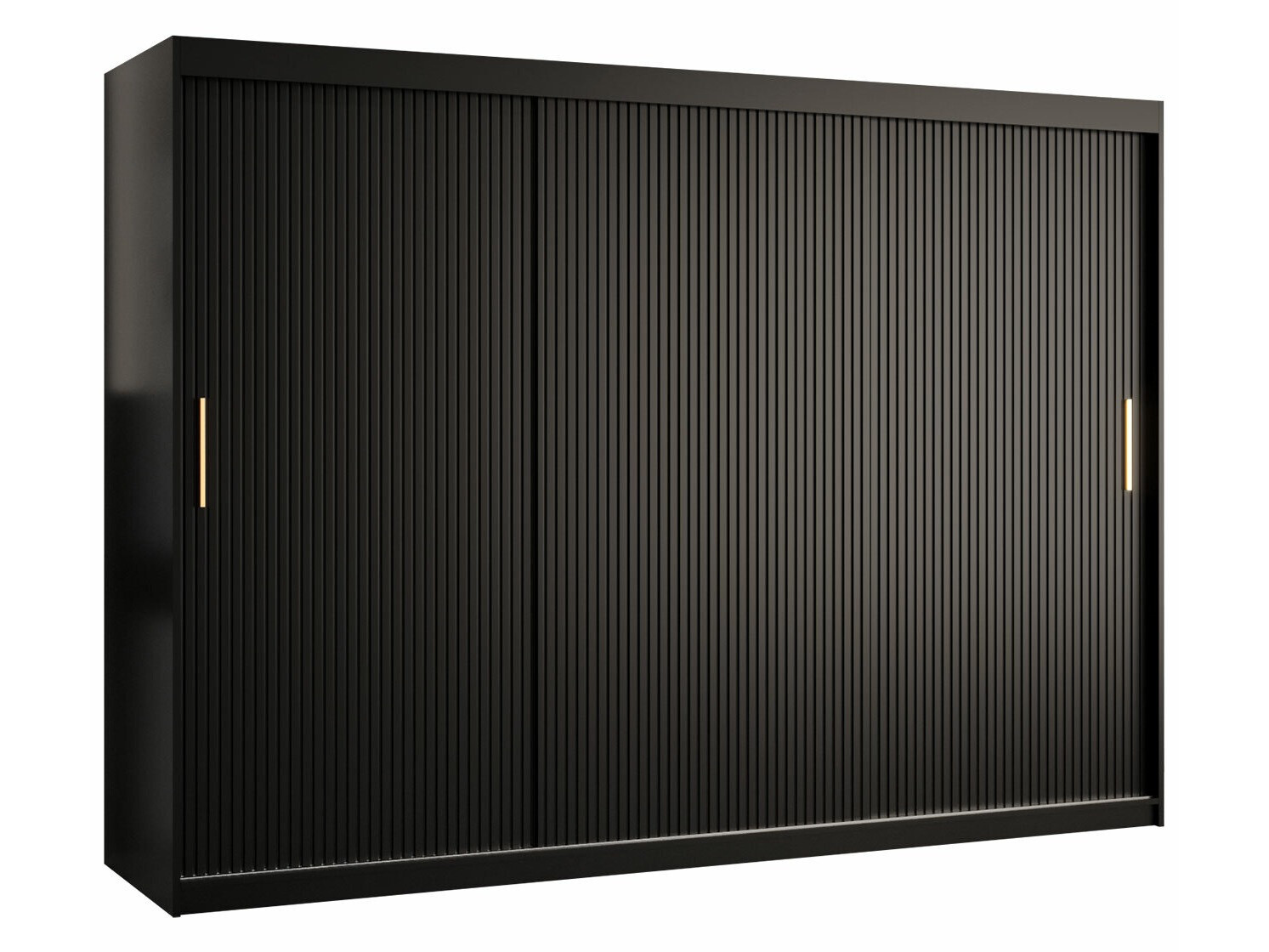 Garderobna omara Anulio II (Črna)