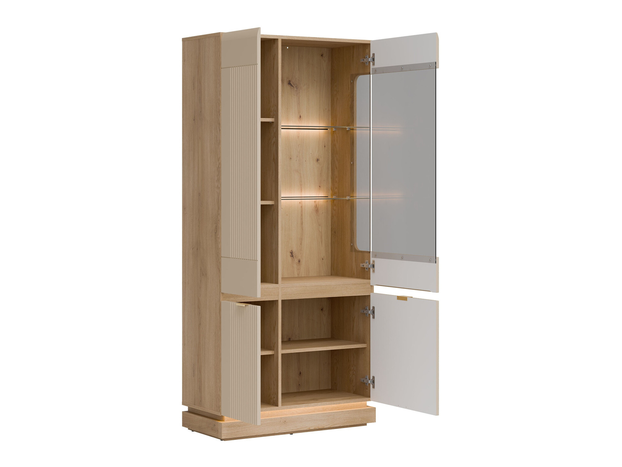 Komplet za dnevno sobo Teselbu 116 (Kašmir + Hrast)