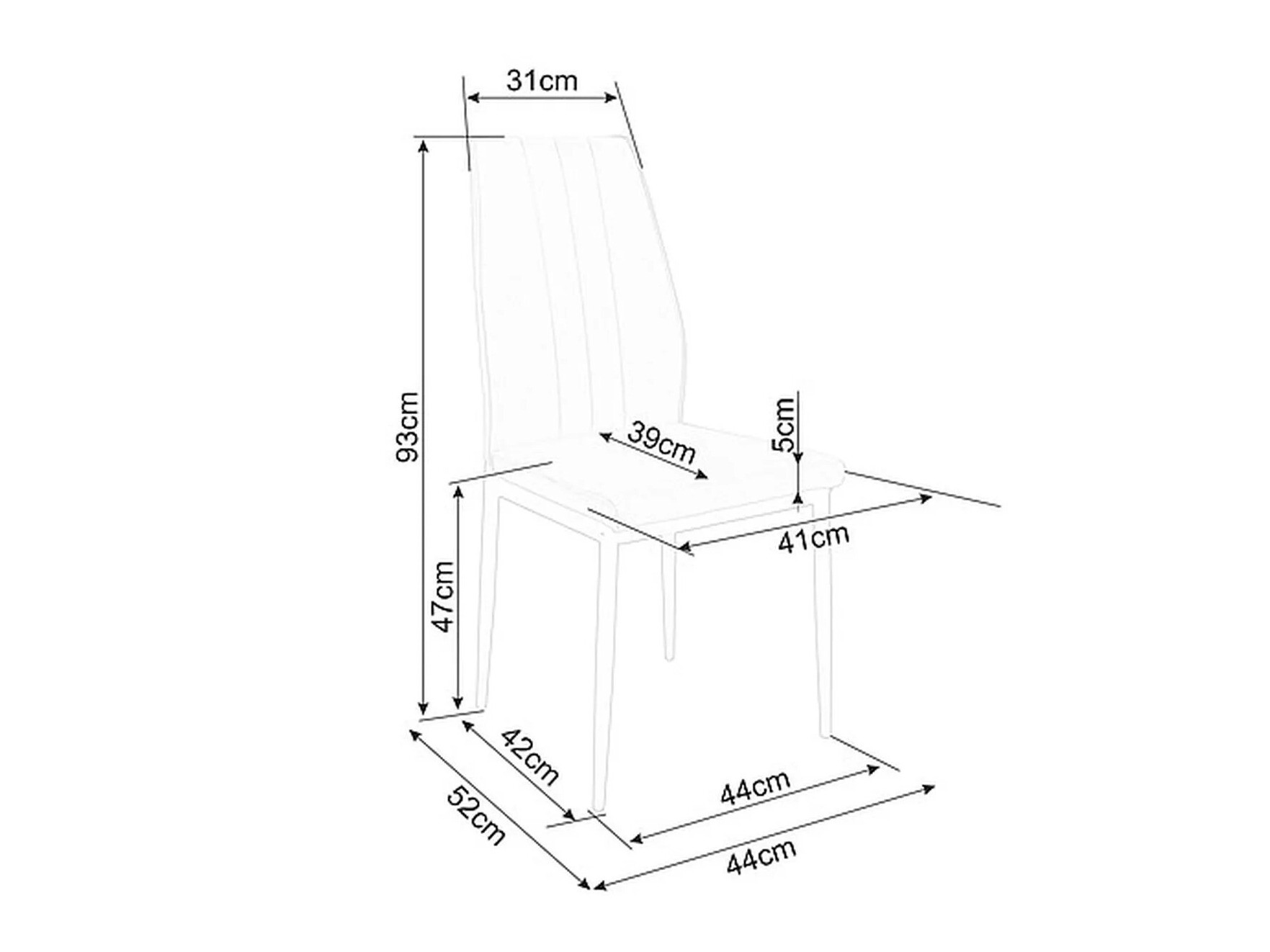 Stol Detroit 738 (Bež)