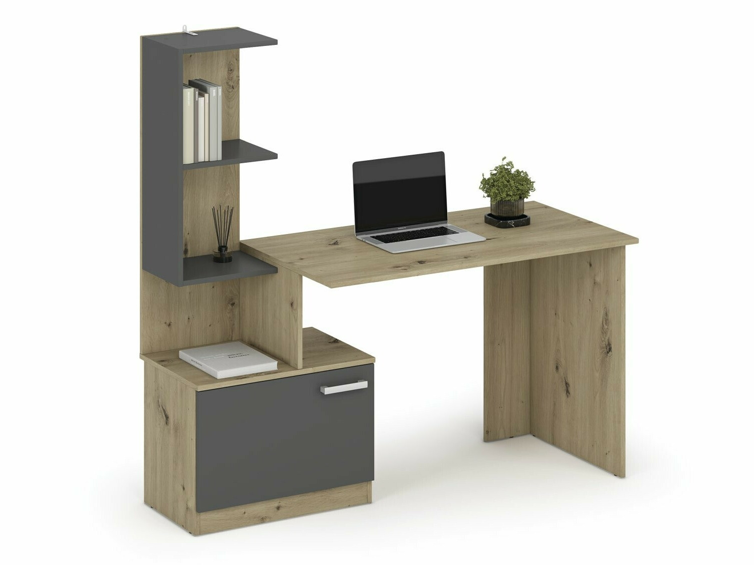 Pisalna miza Houston 1948 (Grafit + Artisan hrast)