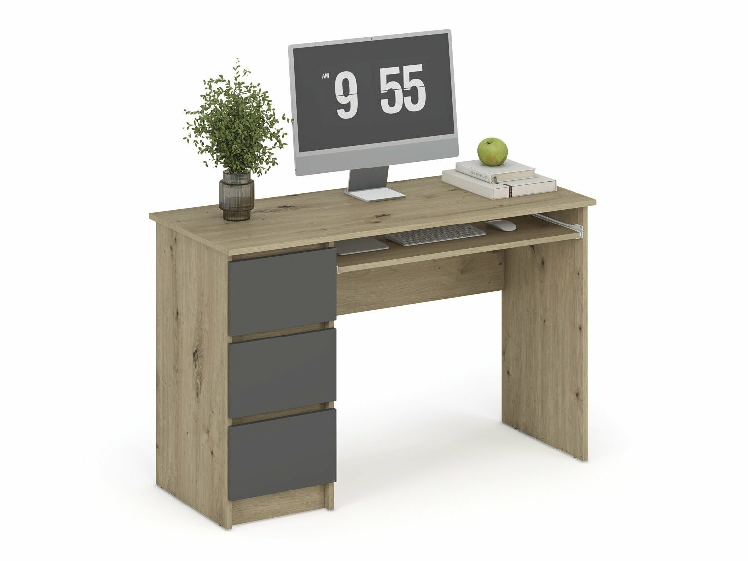 Pisalna miza Houston 1949 (Grafit + Artisan hrast)