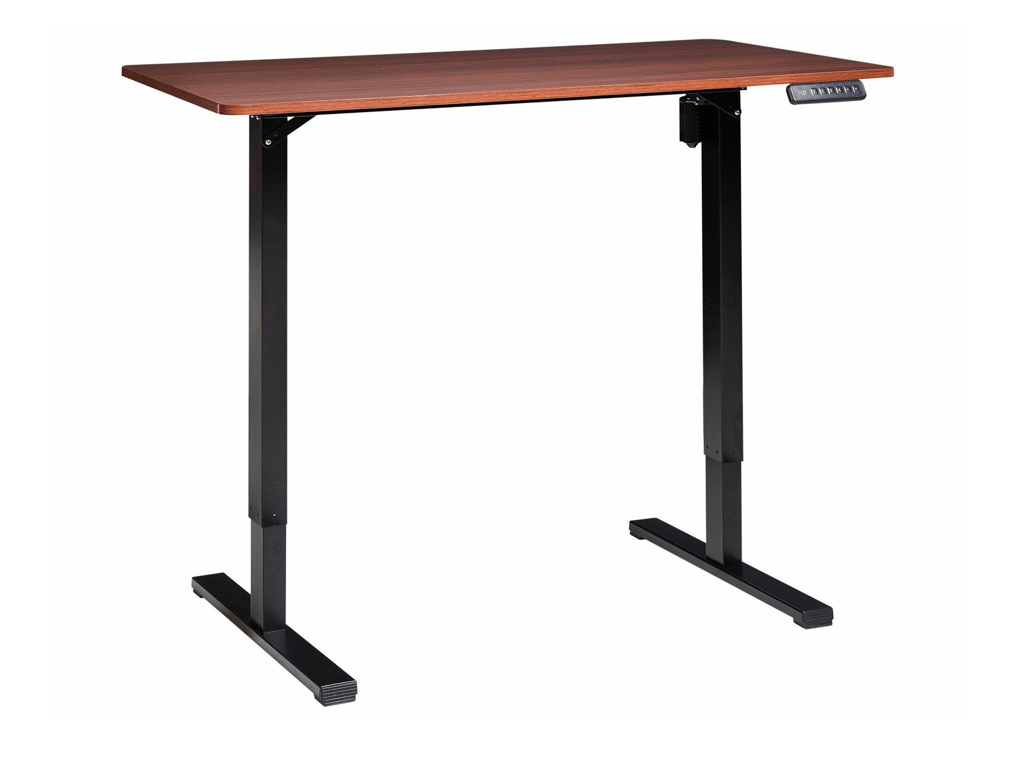 Dvižna pisalna miza Berwyn 2639 (Temno rjava + Črna)