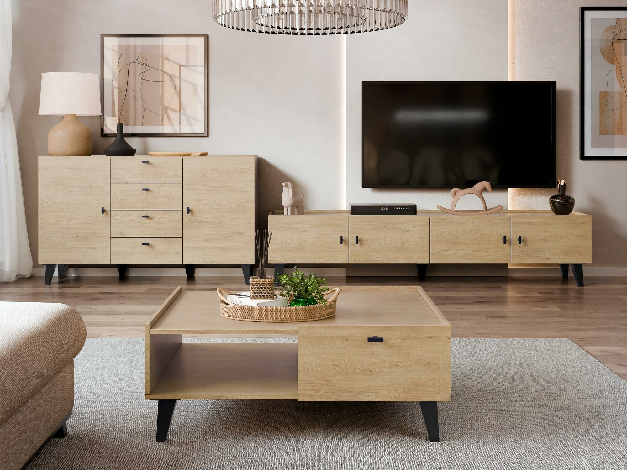 Komplet za dnevno sobo Comfivo Avimelo 102