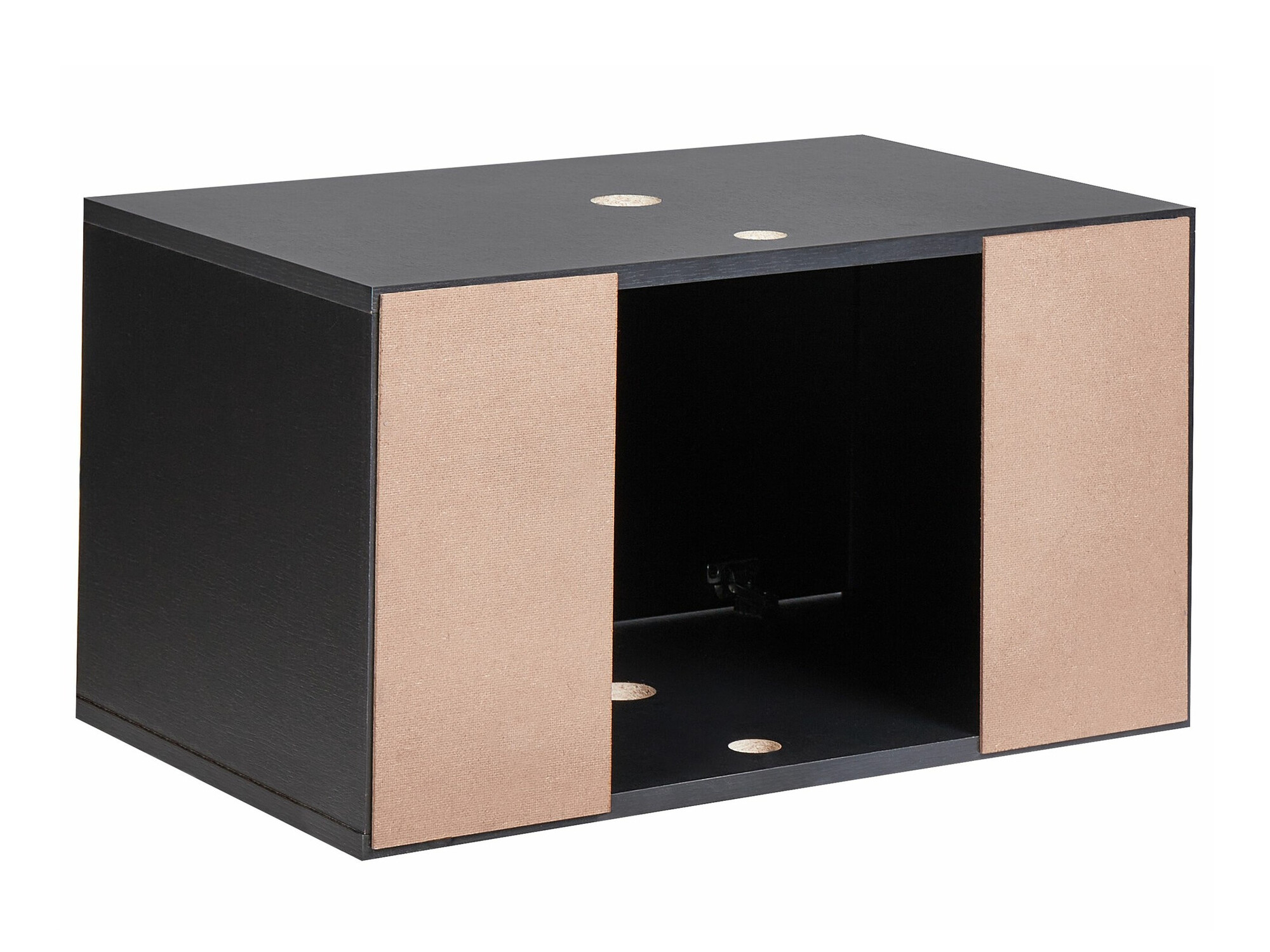 Viseča kopalniška omarica za umivalnik Berwyn 2644 (Črna)