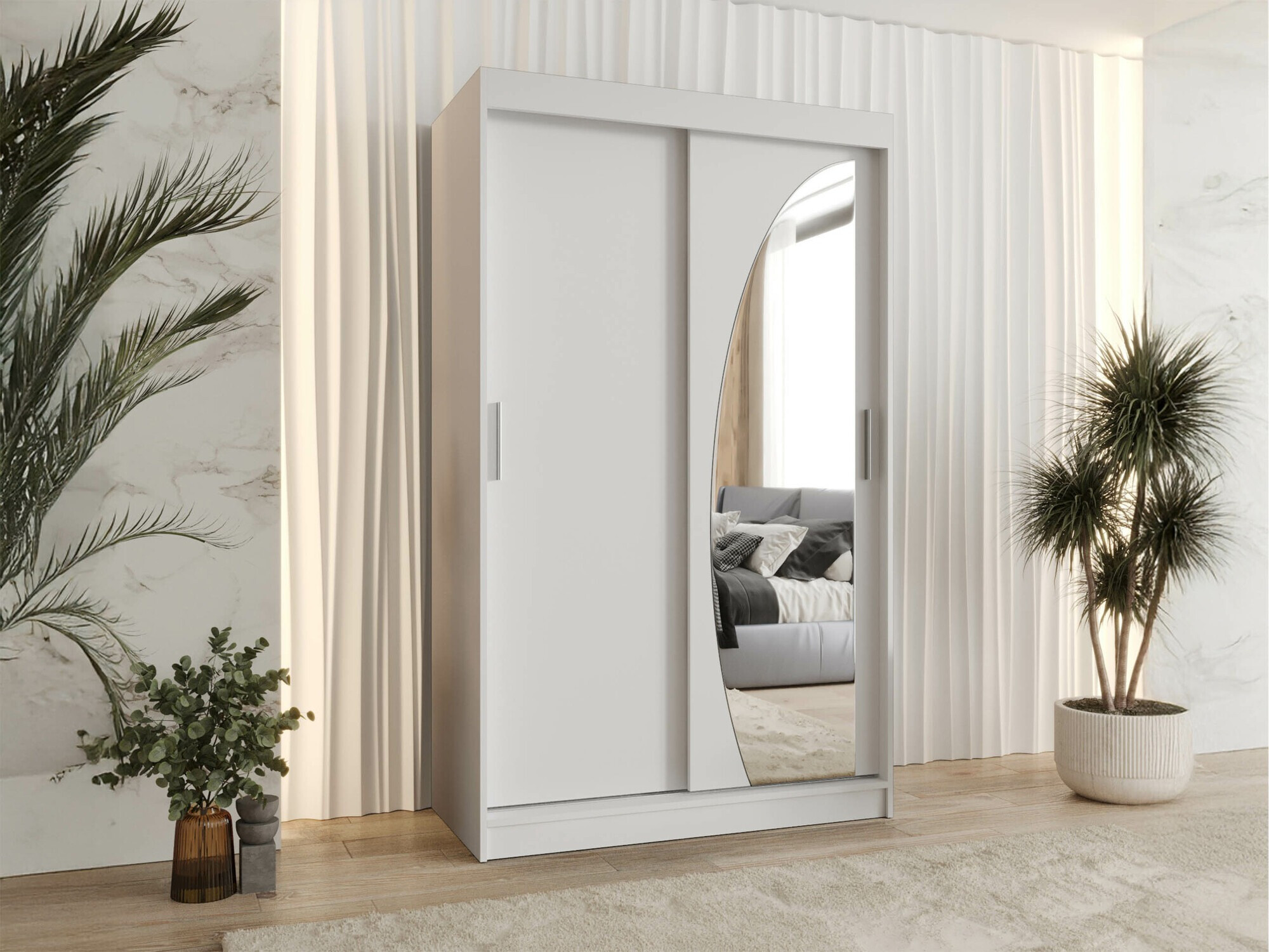 Garderobna omara Hartford 501 (Bela)