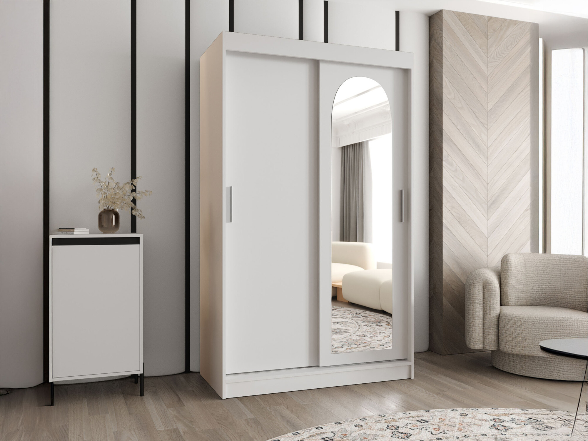 Garderobna omara Hartford 504 (Bela)