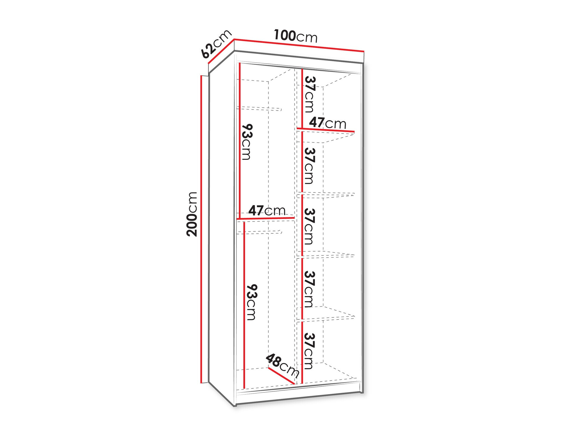 Garderobna omara Hartford 505 (Kašmir)