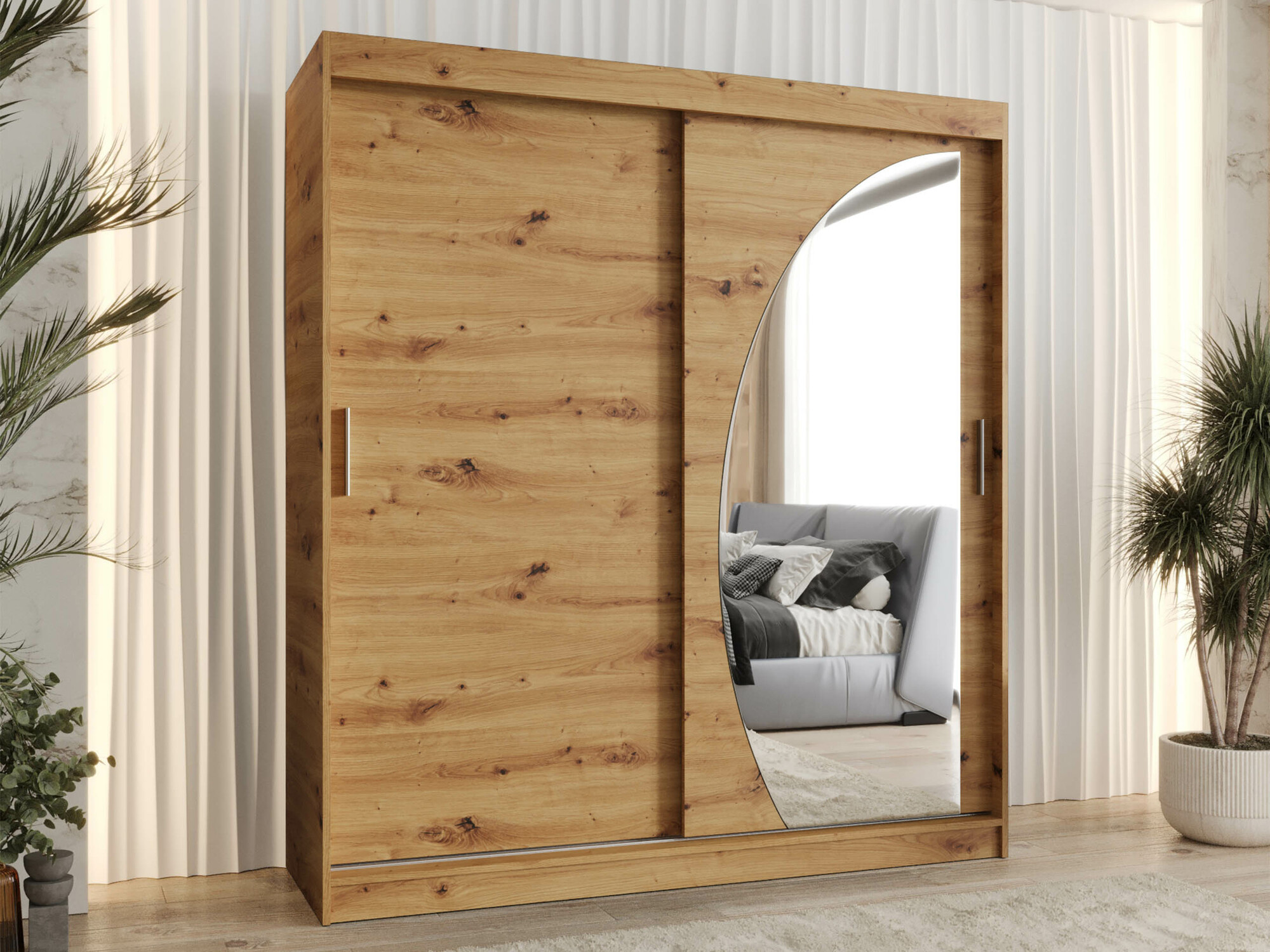 Garderobna omara Hartford 506 (Artisan hrast)