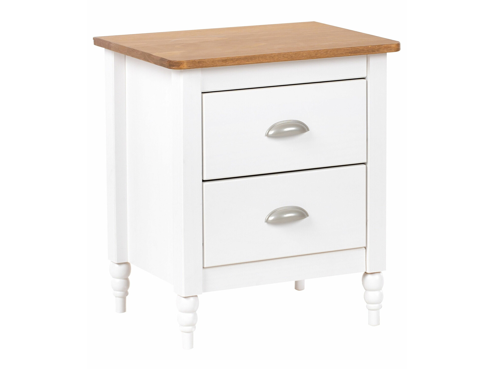 Nočna omarica Berwyn 2481 (Bela + Svetel les)