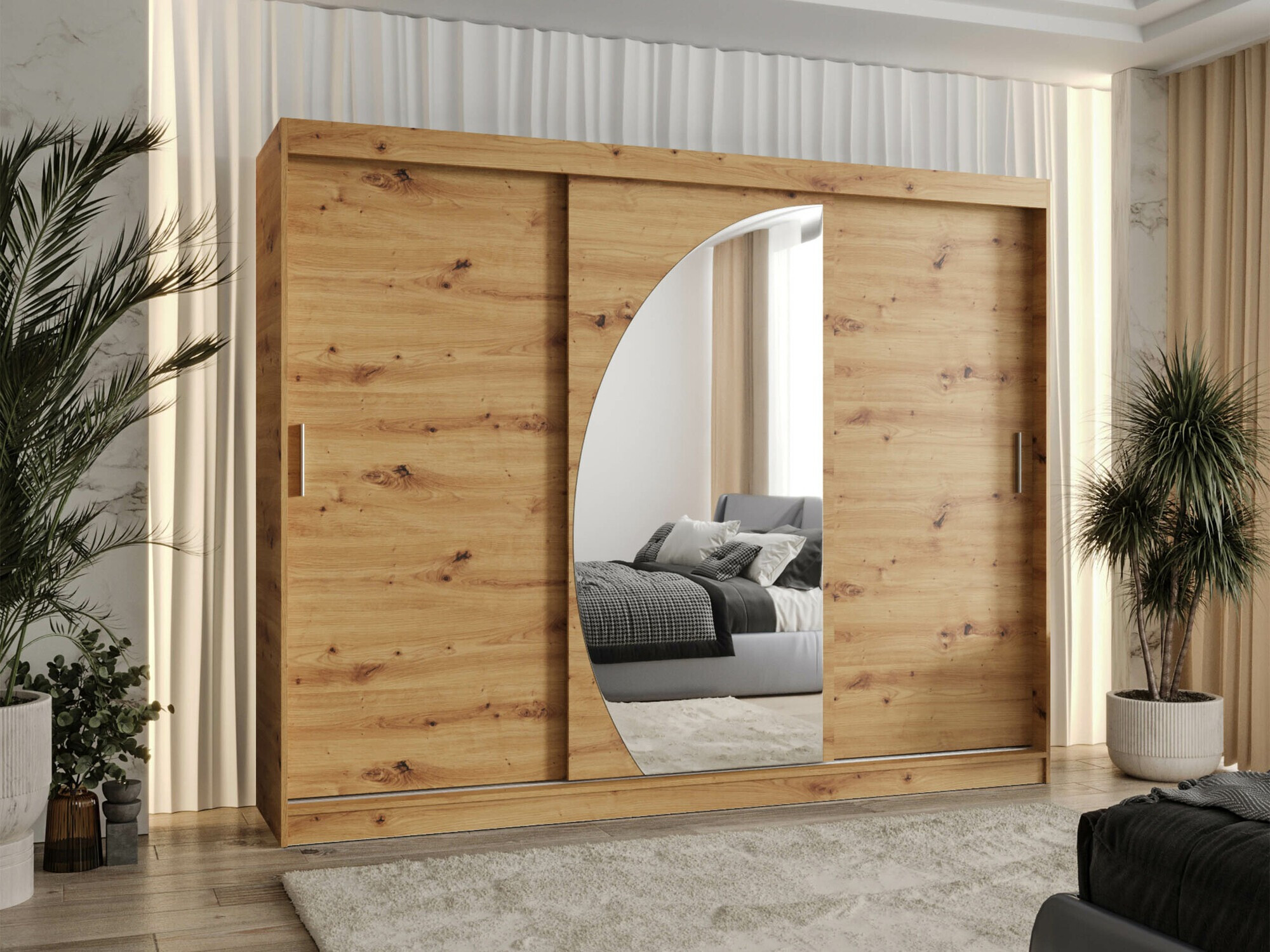 Garderobna omara Hartford 508 (Artisan hrast)