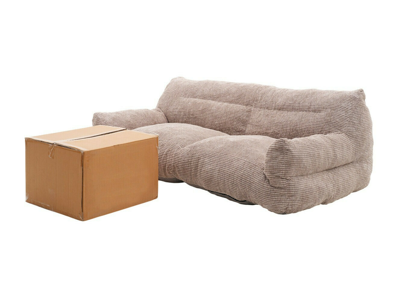 Sedežna vreča v obliki kavča Pasco 100 (Svetlo siva)