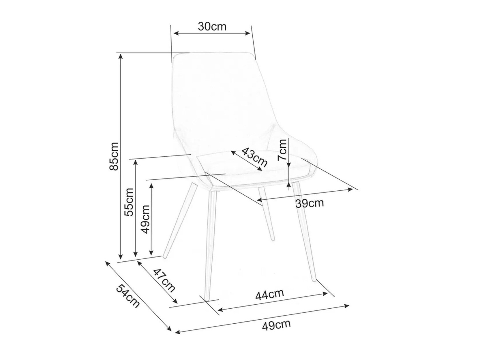 Stol Detroit 745 (Bež)